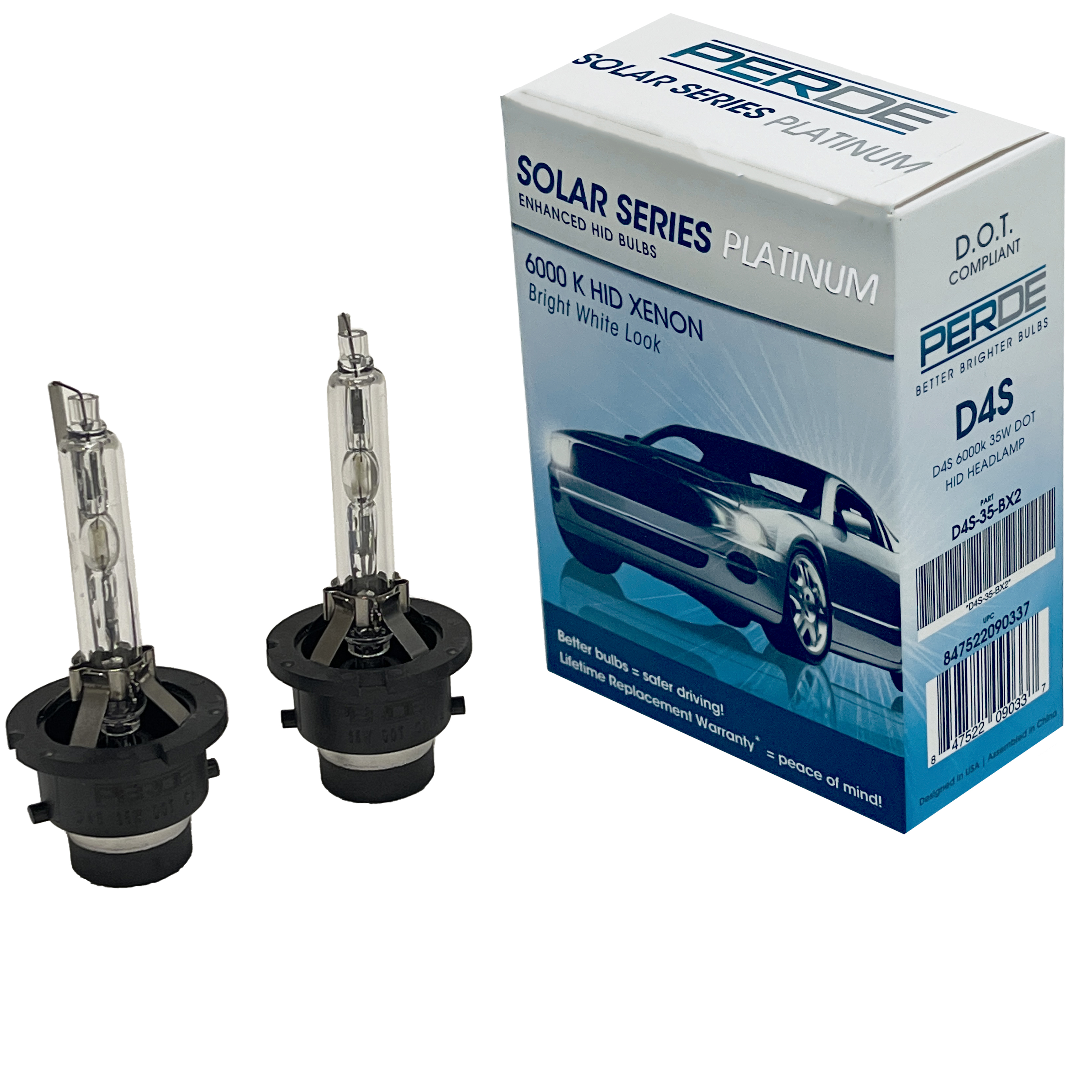 Bulb Set For HID D4S Replacement