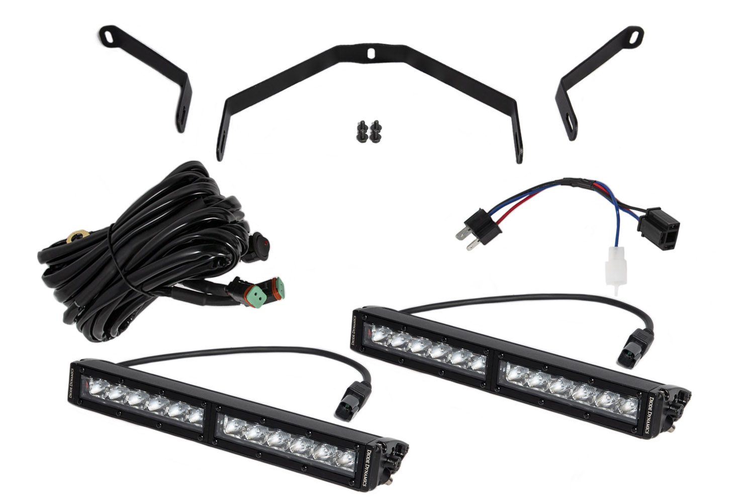 SS12 Driving Light Kit for 2014-2021 Toyota Tundra, White Wide Diode Dynamics