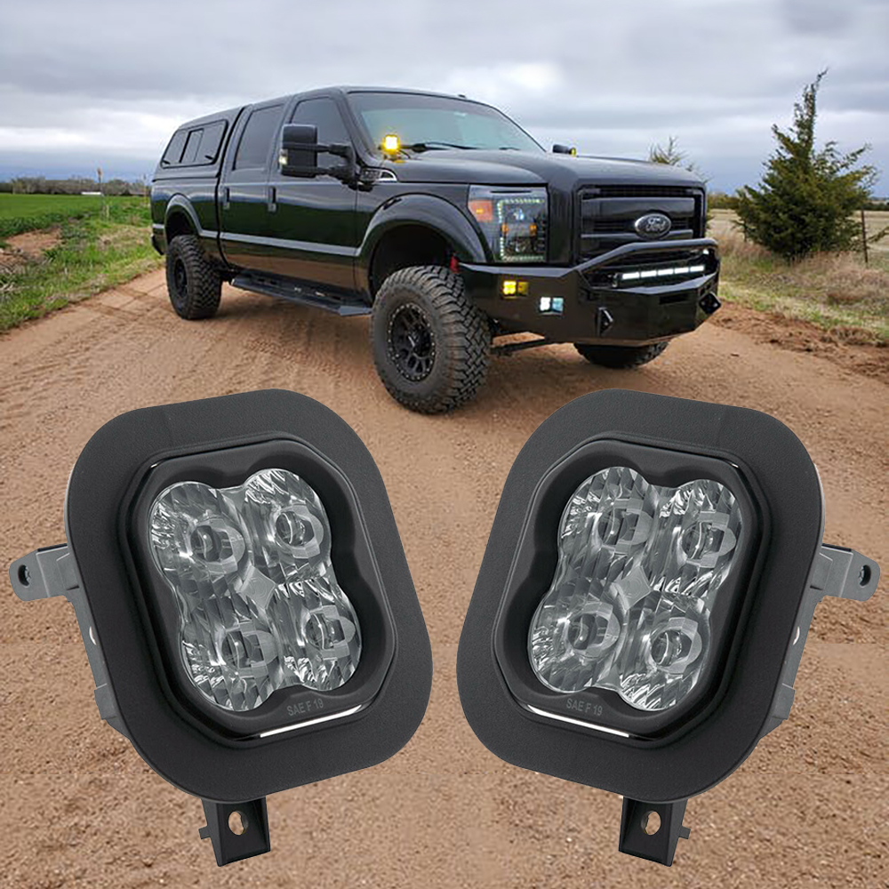 Fog Light Set For 11-16 Ford F-250 Super Duty, 11-16 Ford F-350 Super Duty