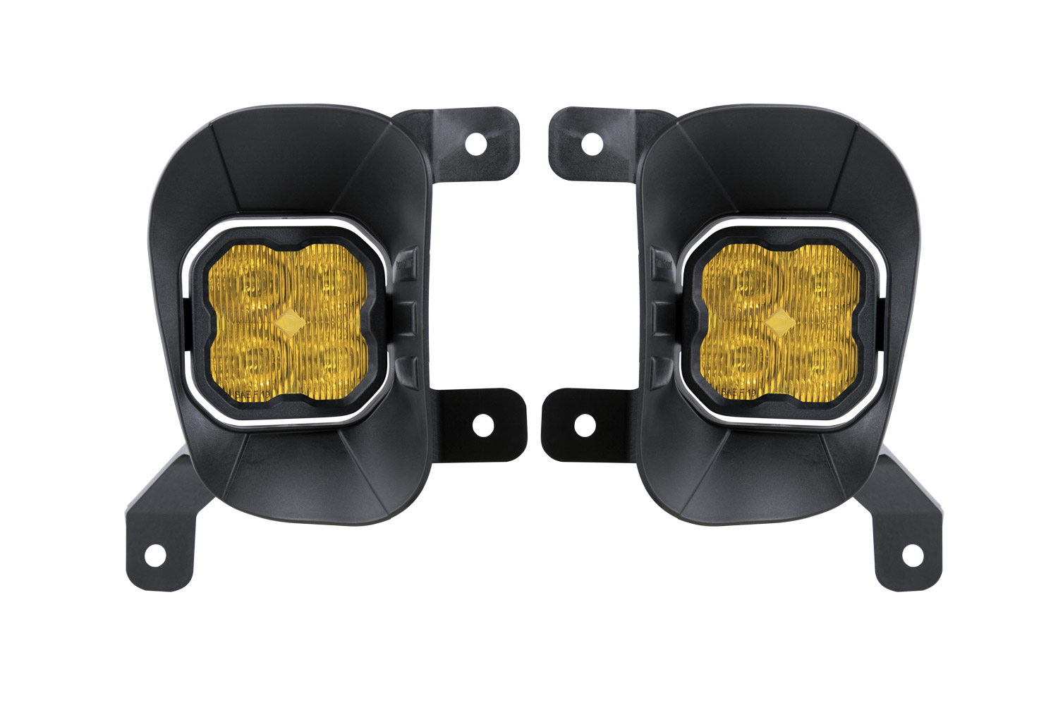 SS3 LED Fog Light Kit for 2019-2021 Ram 1500 Classic Yellow SAE Fog Sport