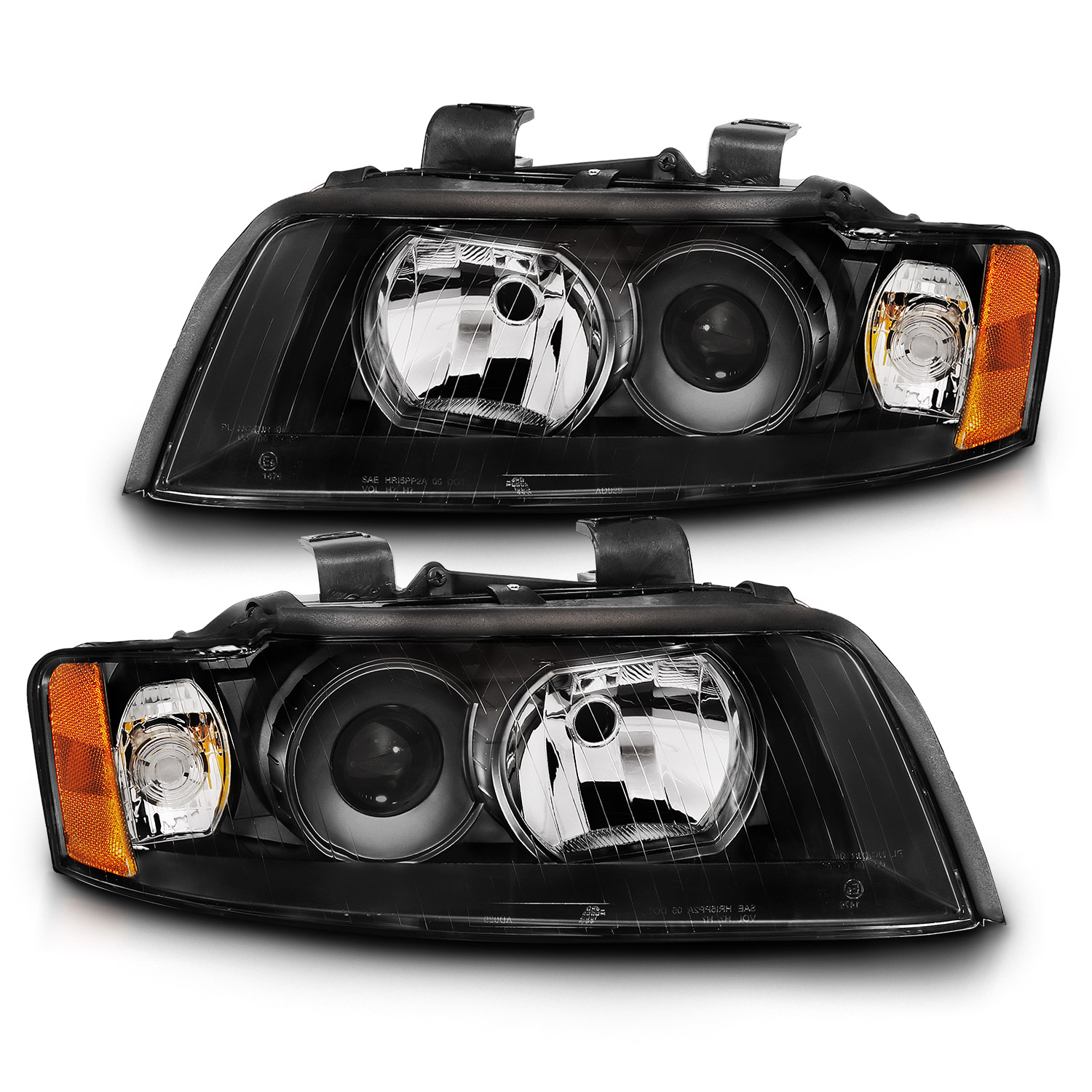Headlight Set For 02-05 Audi A4, 02-05 Audi S4