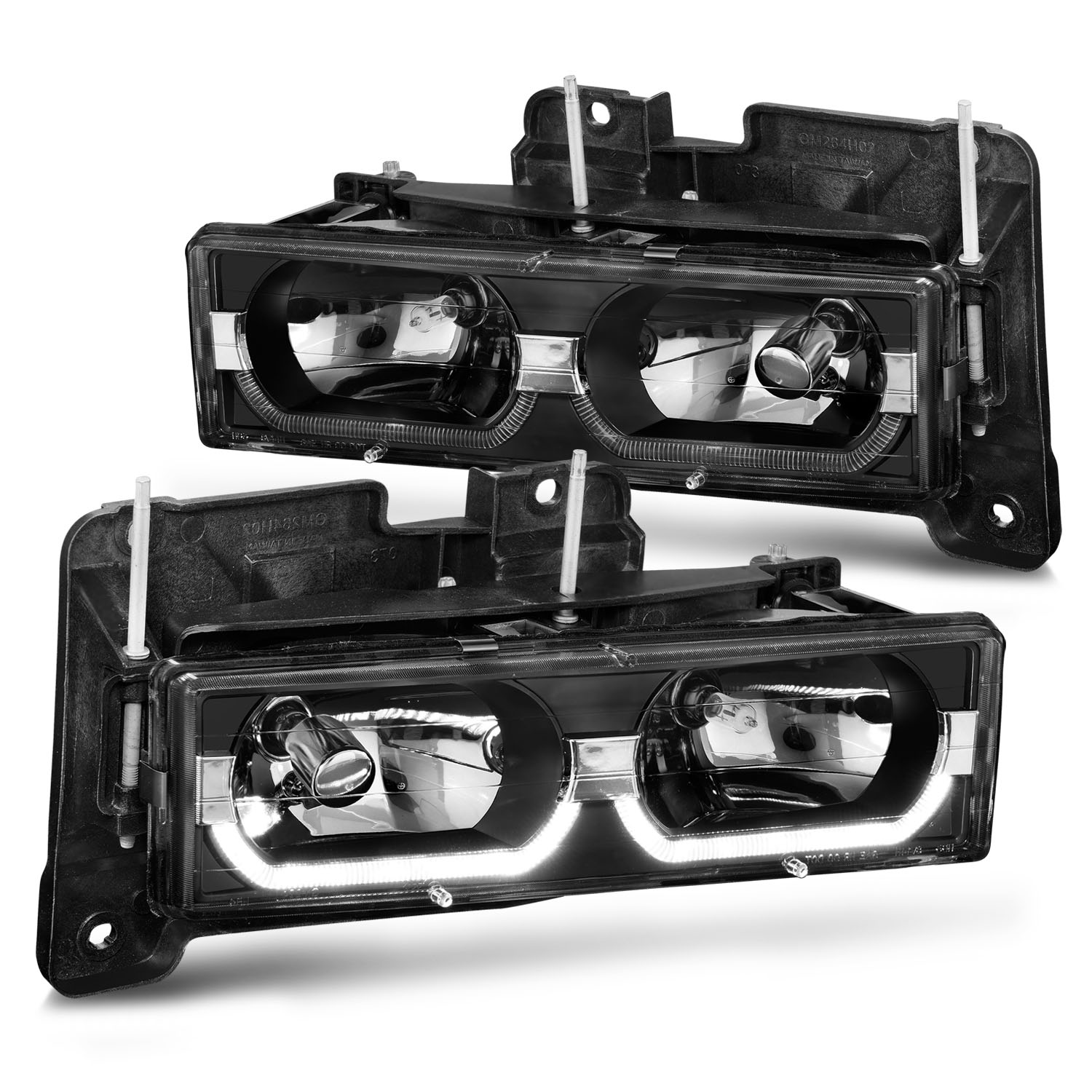 Headlight Set For 1988-2000 Chevrolet GMC