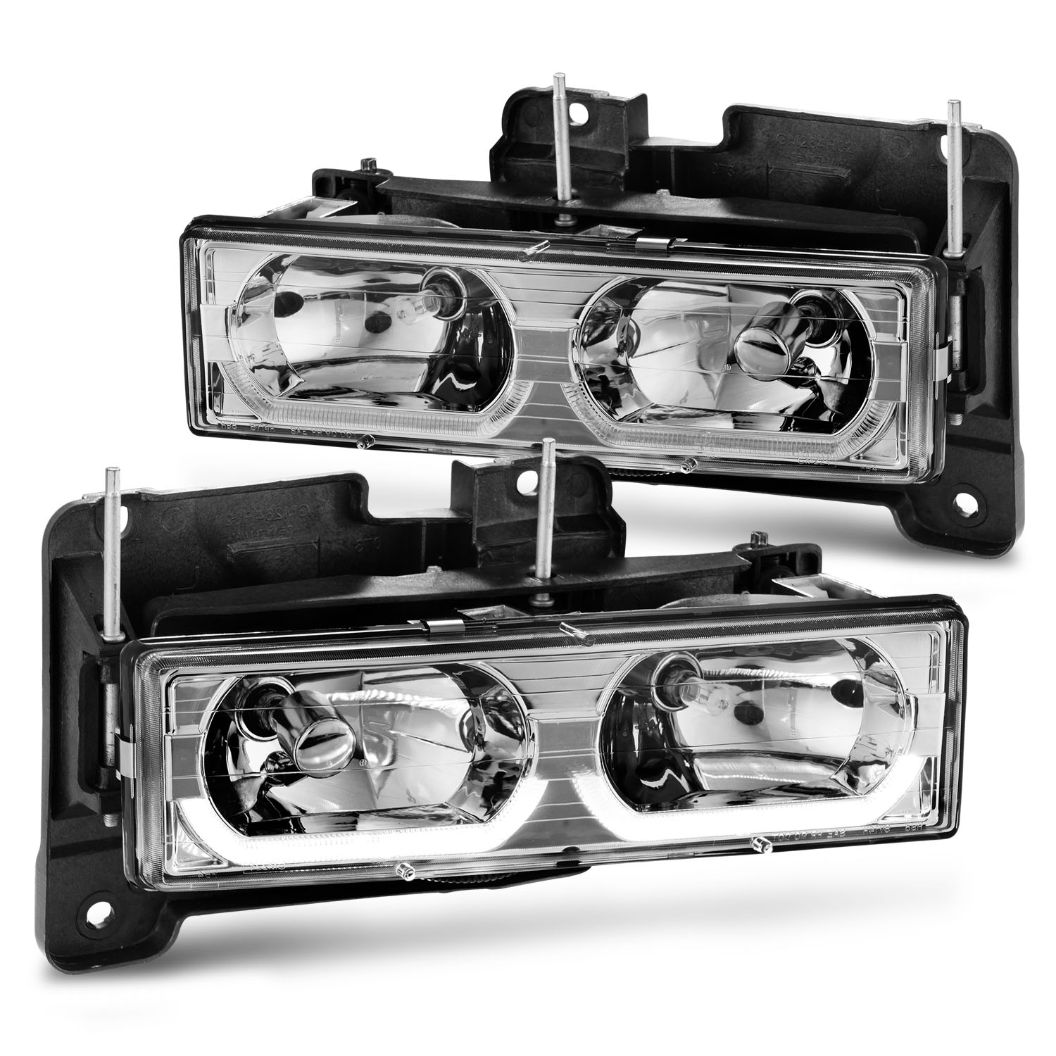 Headlight Set For 1988-2000 Chevrolet GMC