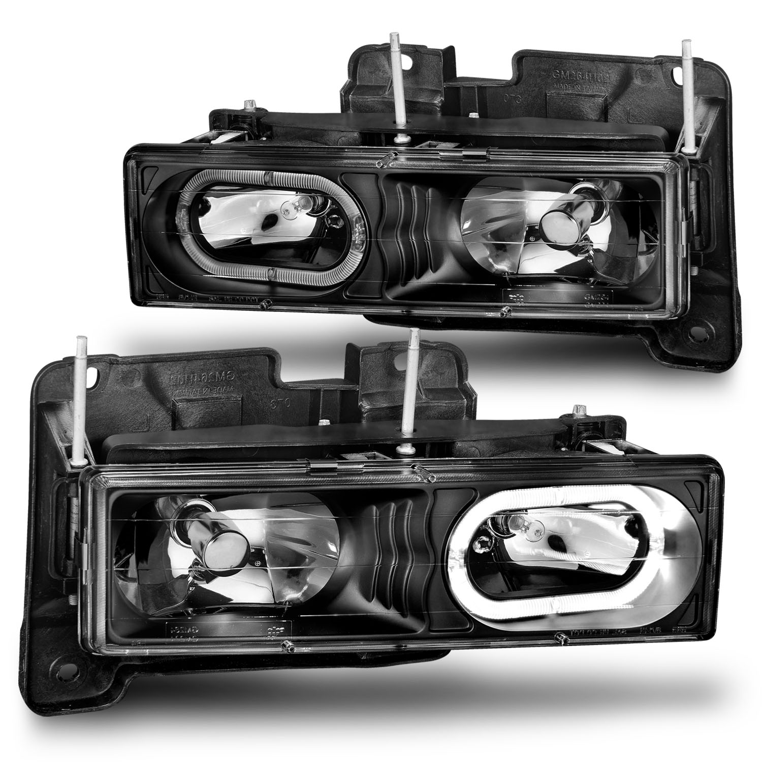 Headlight Set For 1988-2000 Chevrolet GMC