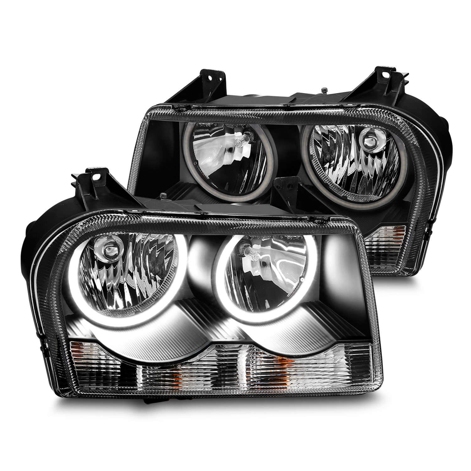 Headlight Set For 05-10 Chrysler 300