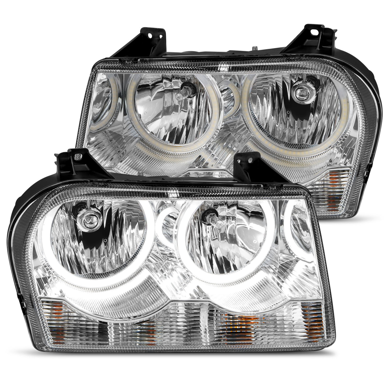 Headlight Set For 05-10 Chrysler 300