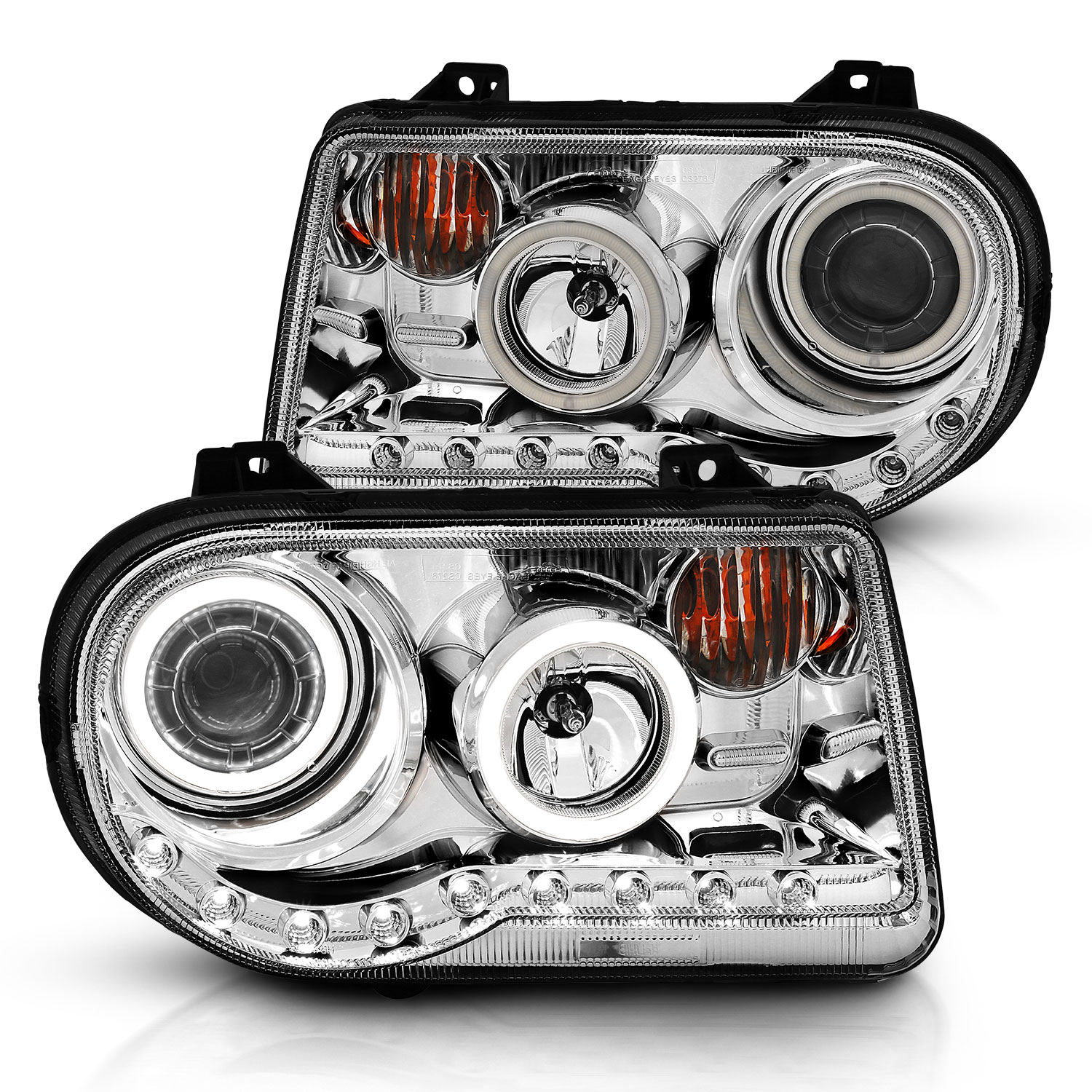 Headlight Set For 05-10 Chrysler 300