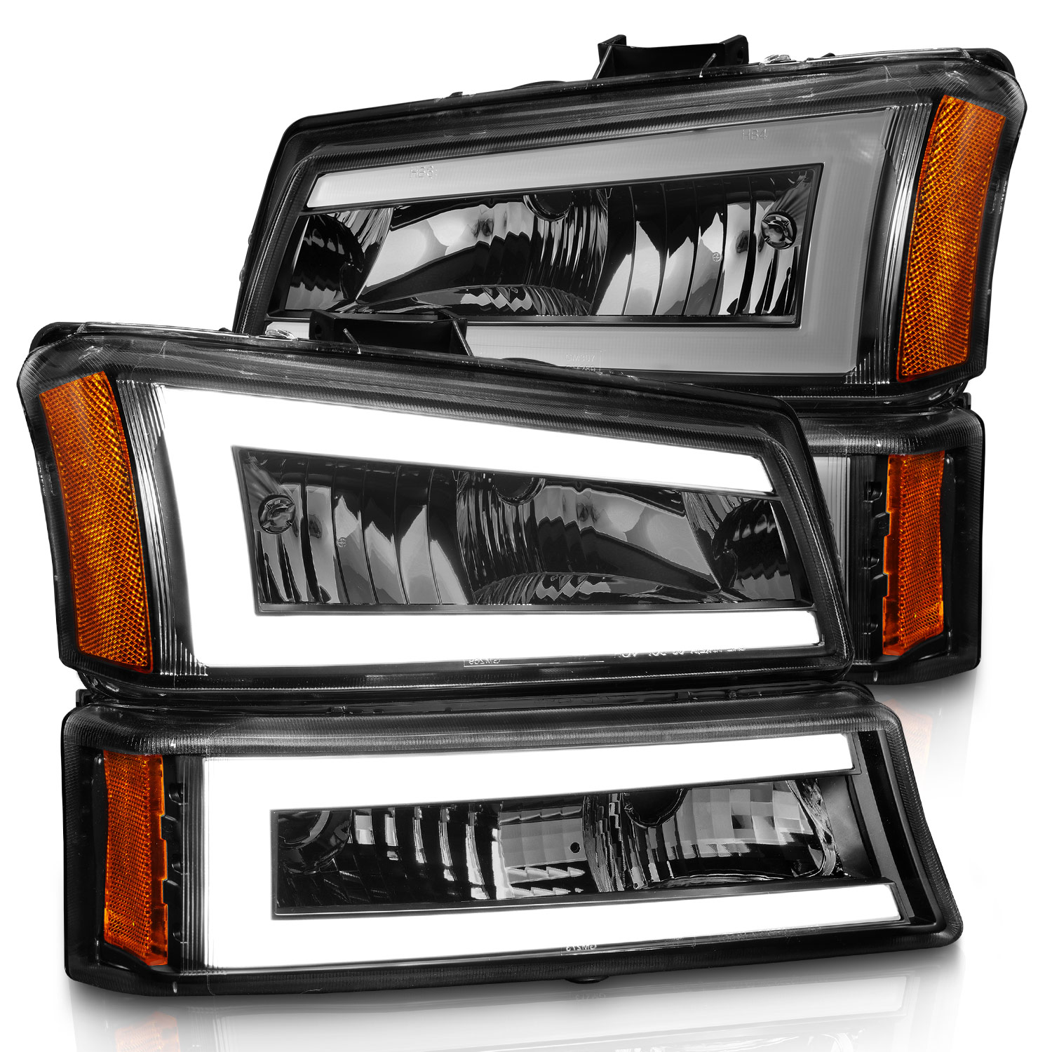 Headlight Set For 2003-2007 Chevrolet