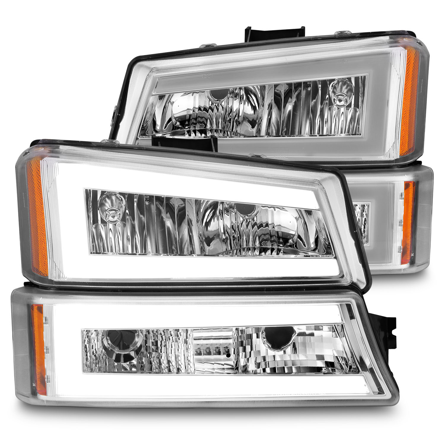 Headlight Set For 2003-2007 Chevrolet