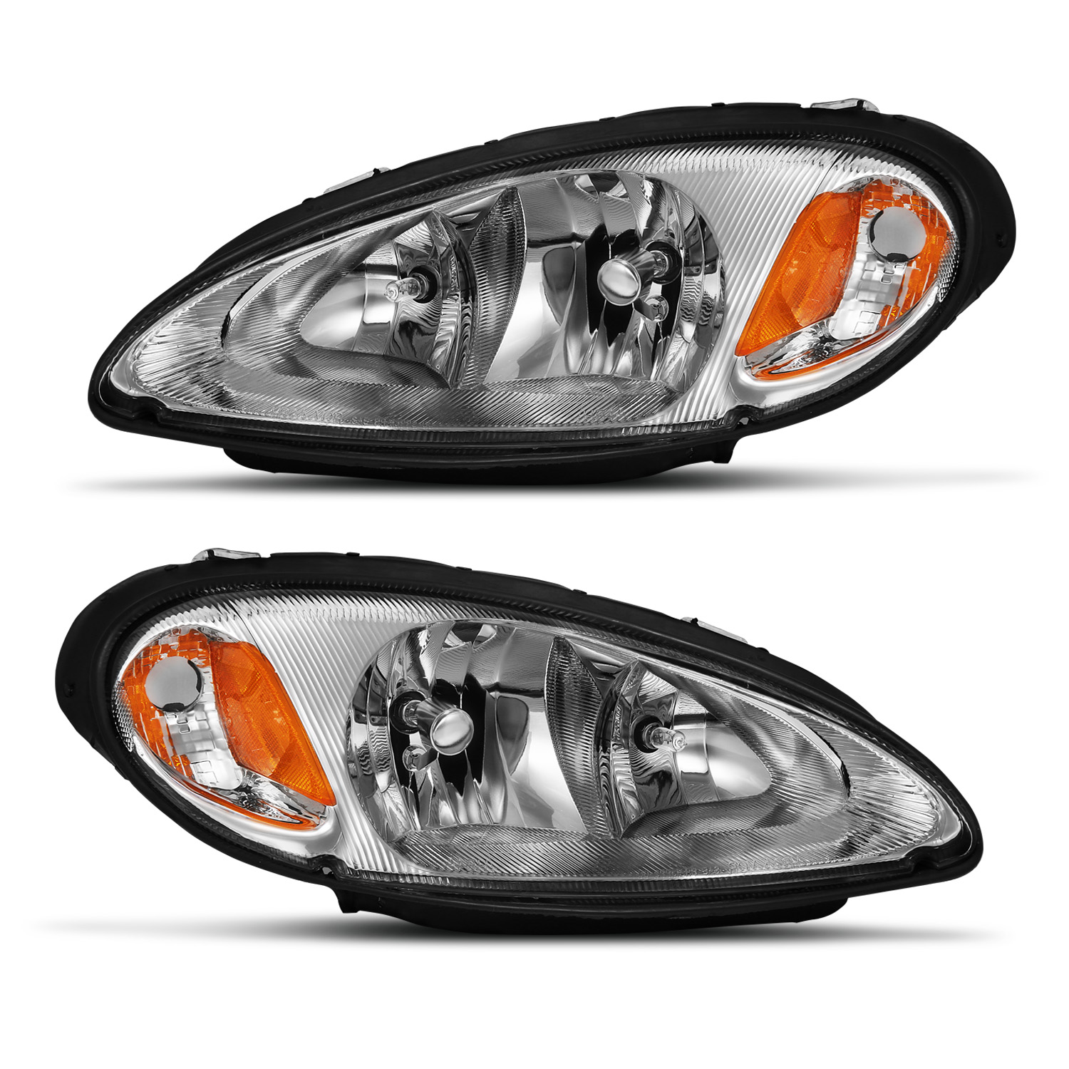 Headlight Set For 01-05 Chrysler PT Cruiser