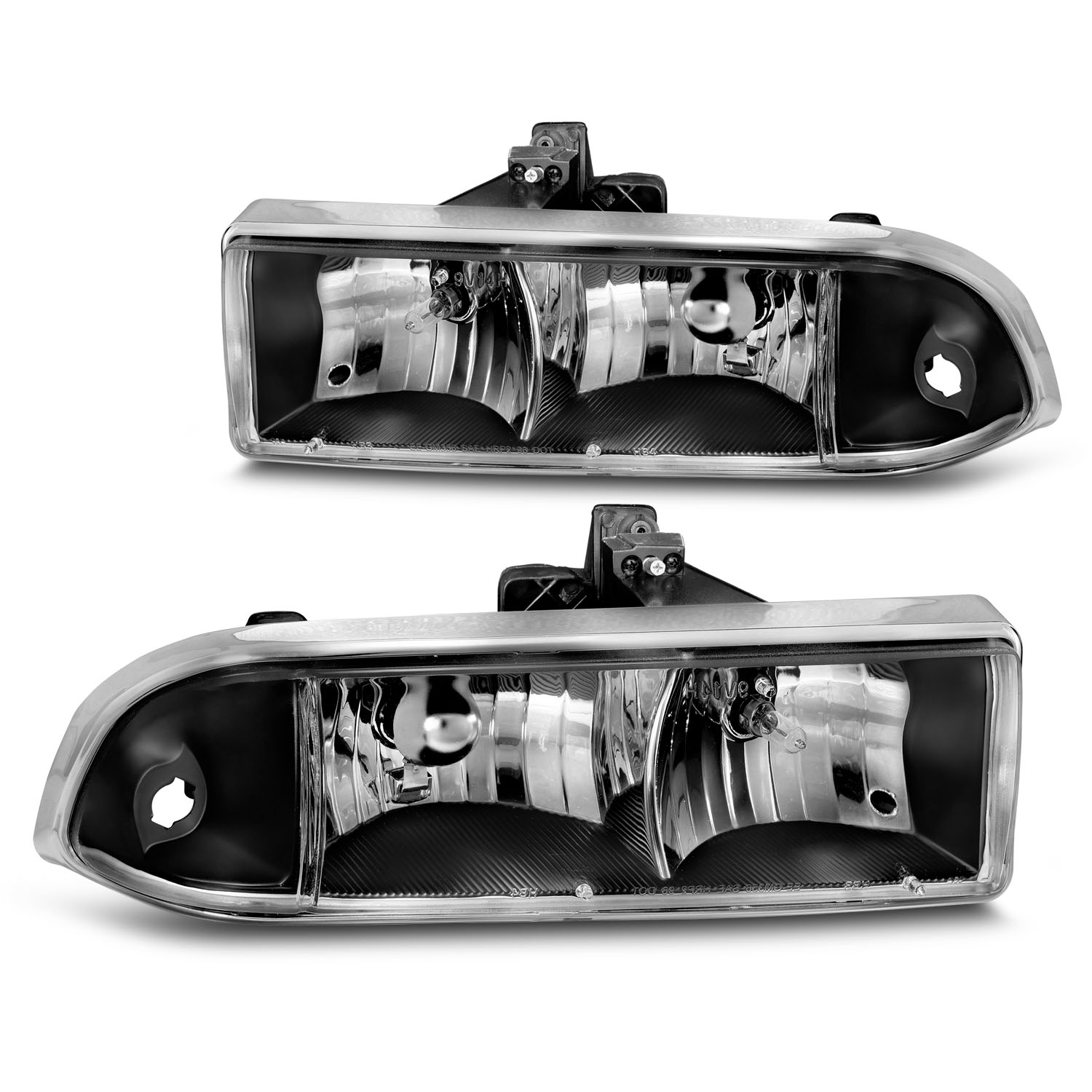 Headlight Set For 98-04 Chevrolet Blazer, 98-04 Chevrolet S10