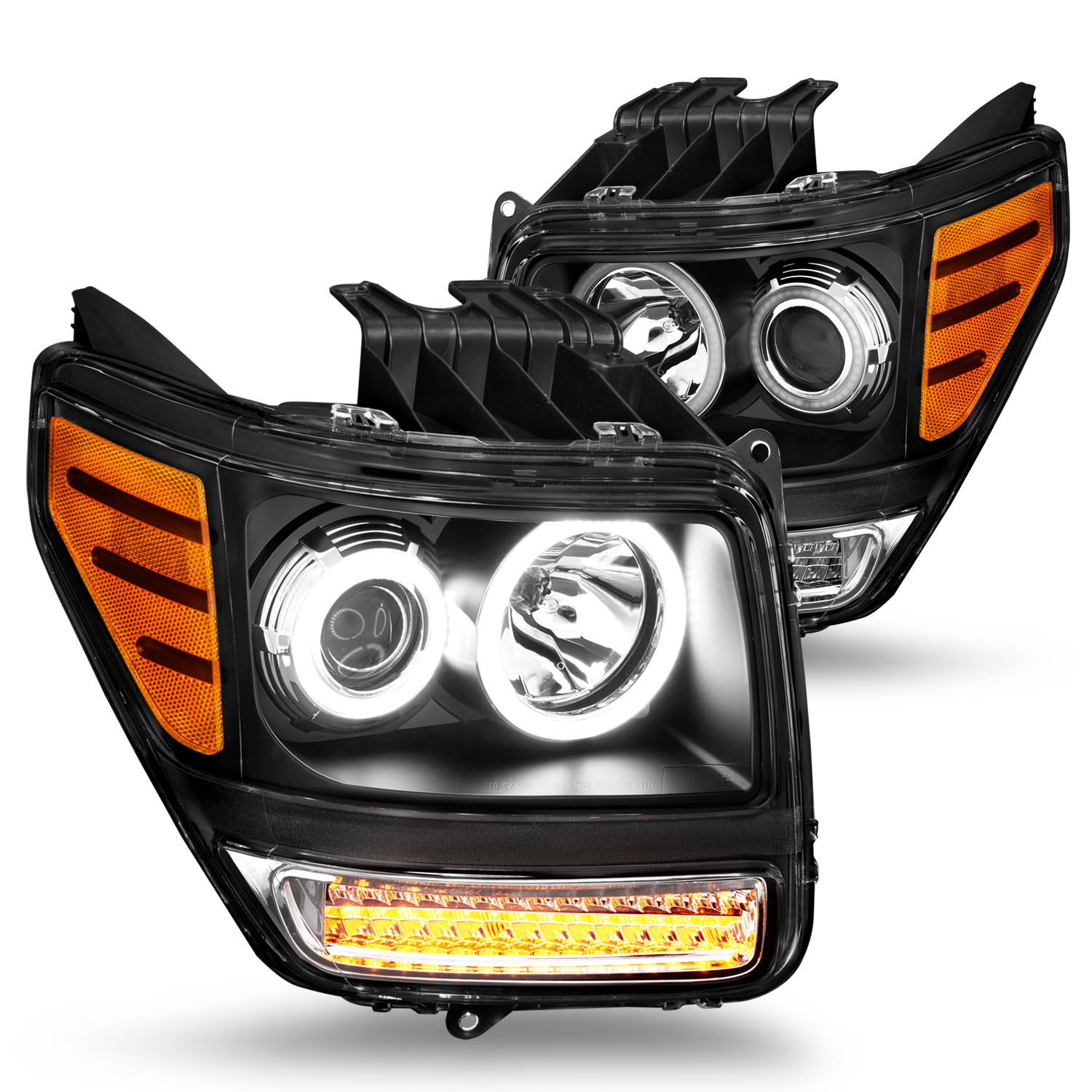Headlight Set For 07-12 Dodge Nitro