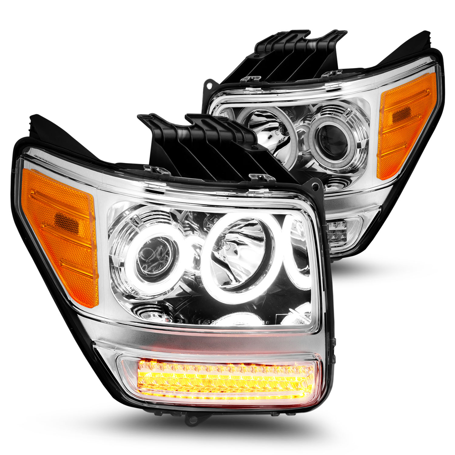 Headlight Set For 07-12 Dodge Nitro