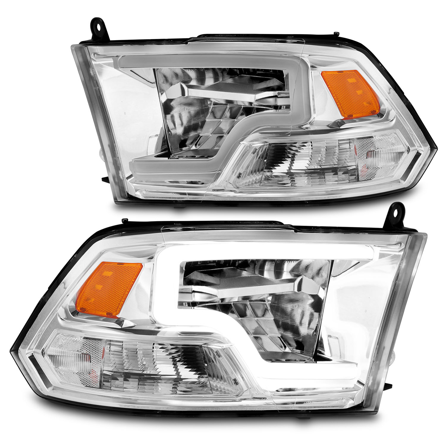 Headlight Set For 2009-2023 Dodge Ram