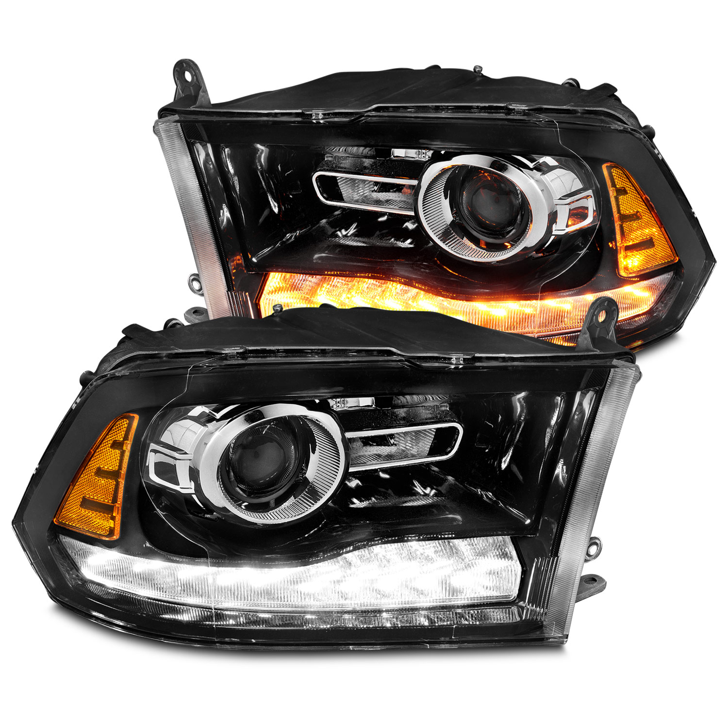 Headlight Set For 2009-2023 Dodge Ram