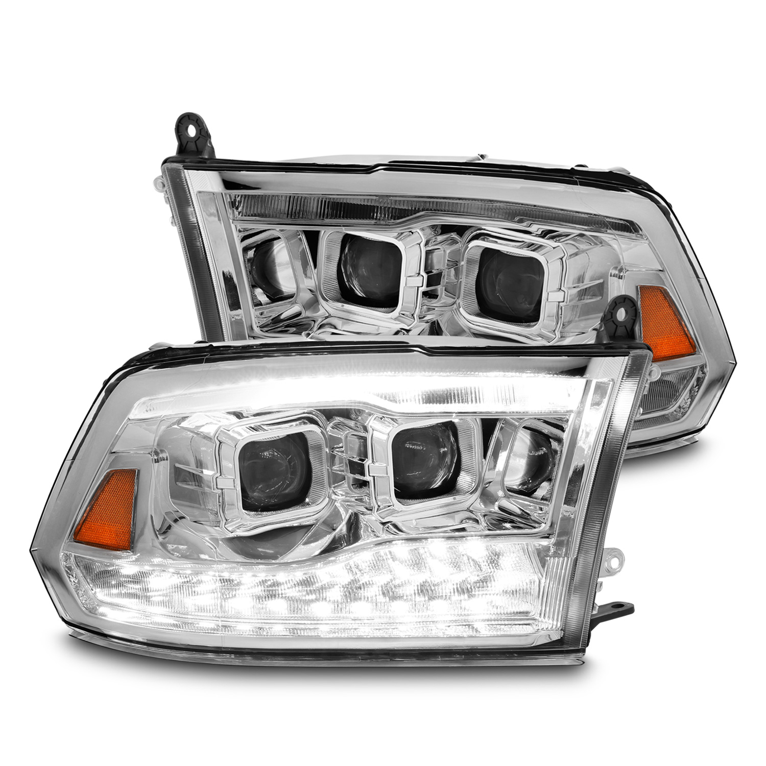 Headlight Set For 2009-2023 Dodge Ram