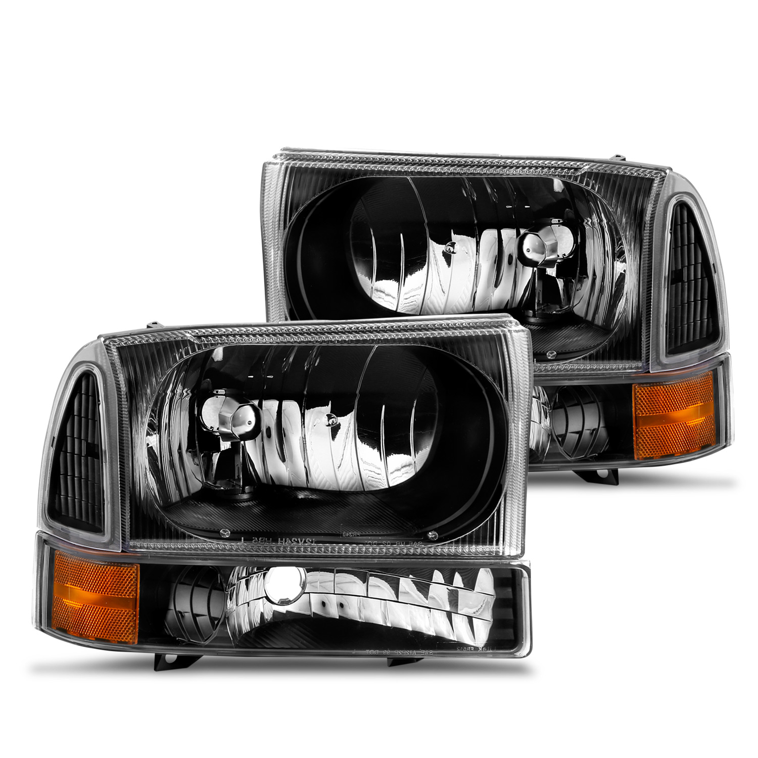 Headlight Set For 1999-2004 Ford