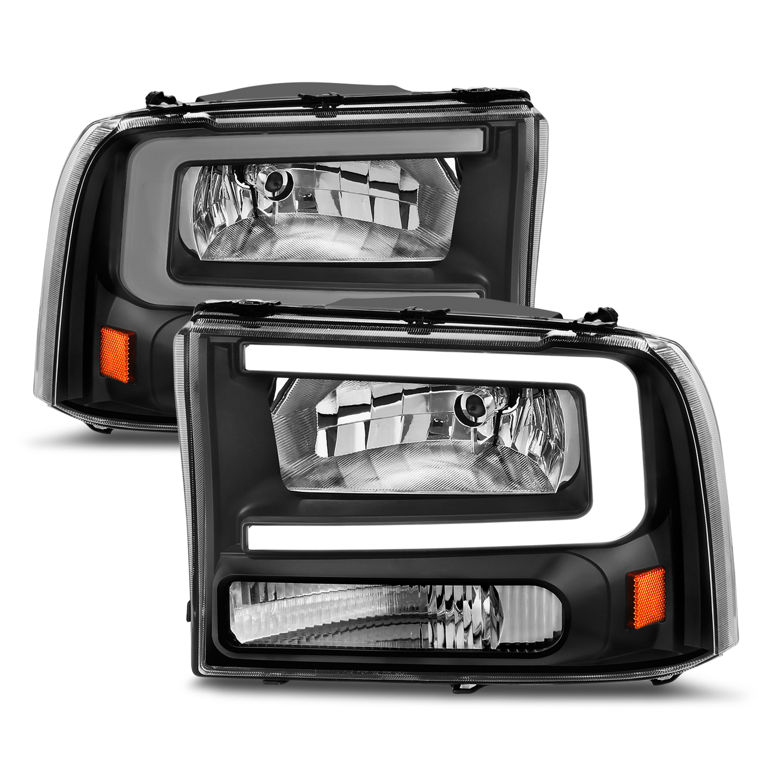 Headlight Set For 1999-2004 Ford