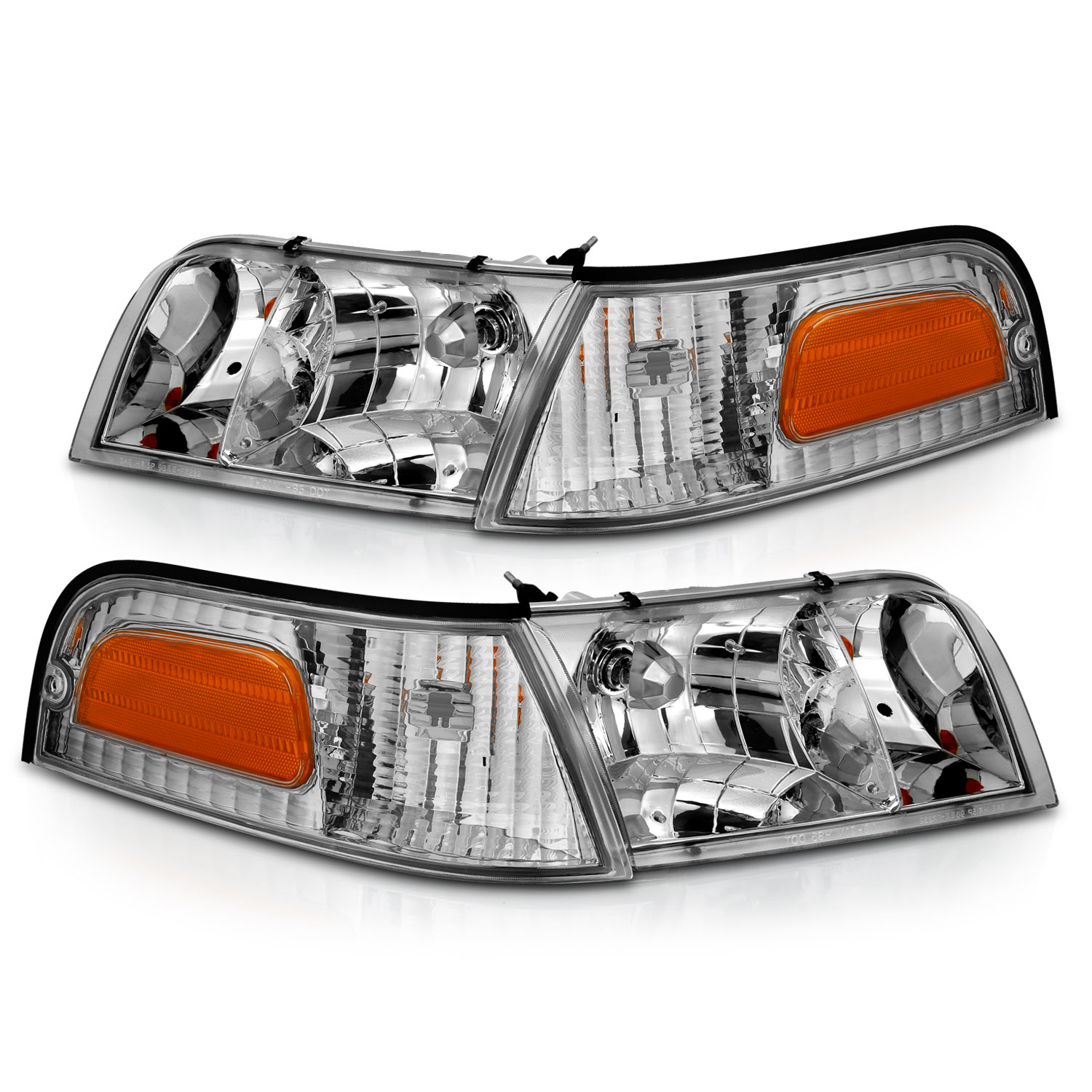 Headlight Set For 98-11 Ford Crown Victoria