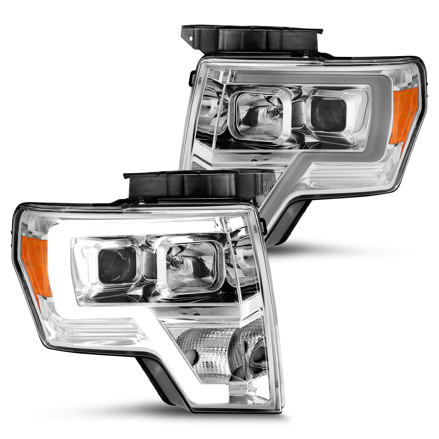 Headlight Set For 09-14 Ford F-150
