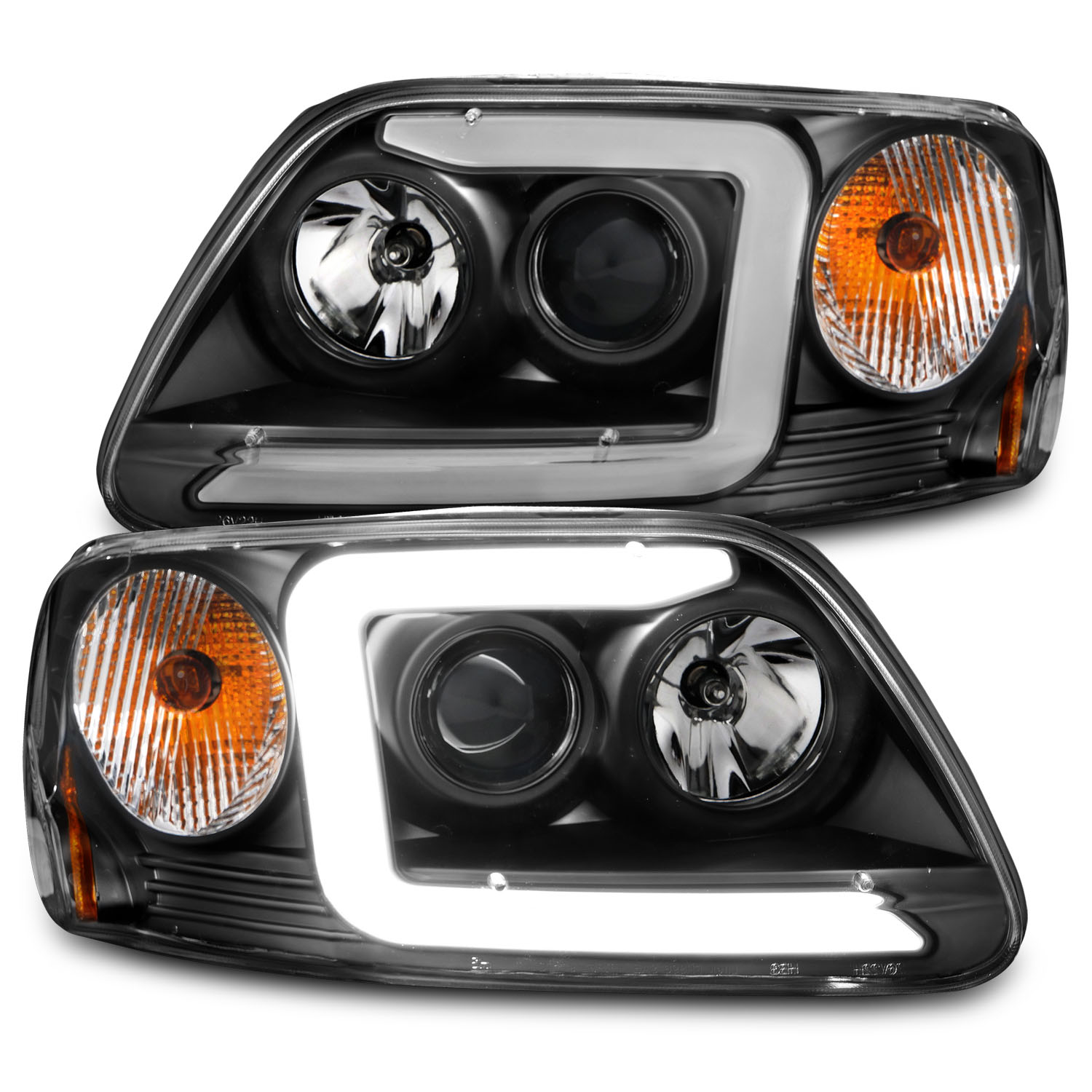 Headlight Set For 97-02 Ford Expedition, 97-03 Ford F-150, 04 Ford F-150 Heritage