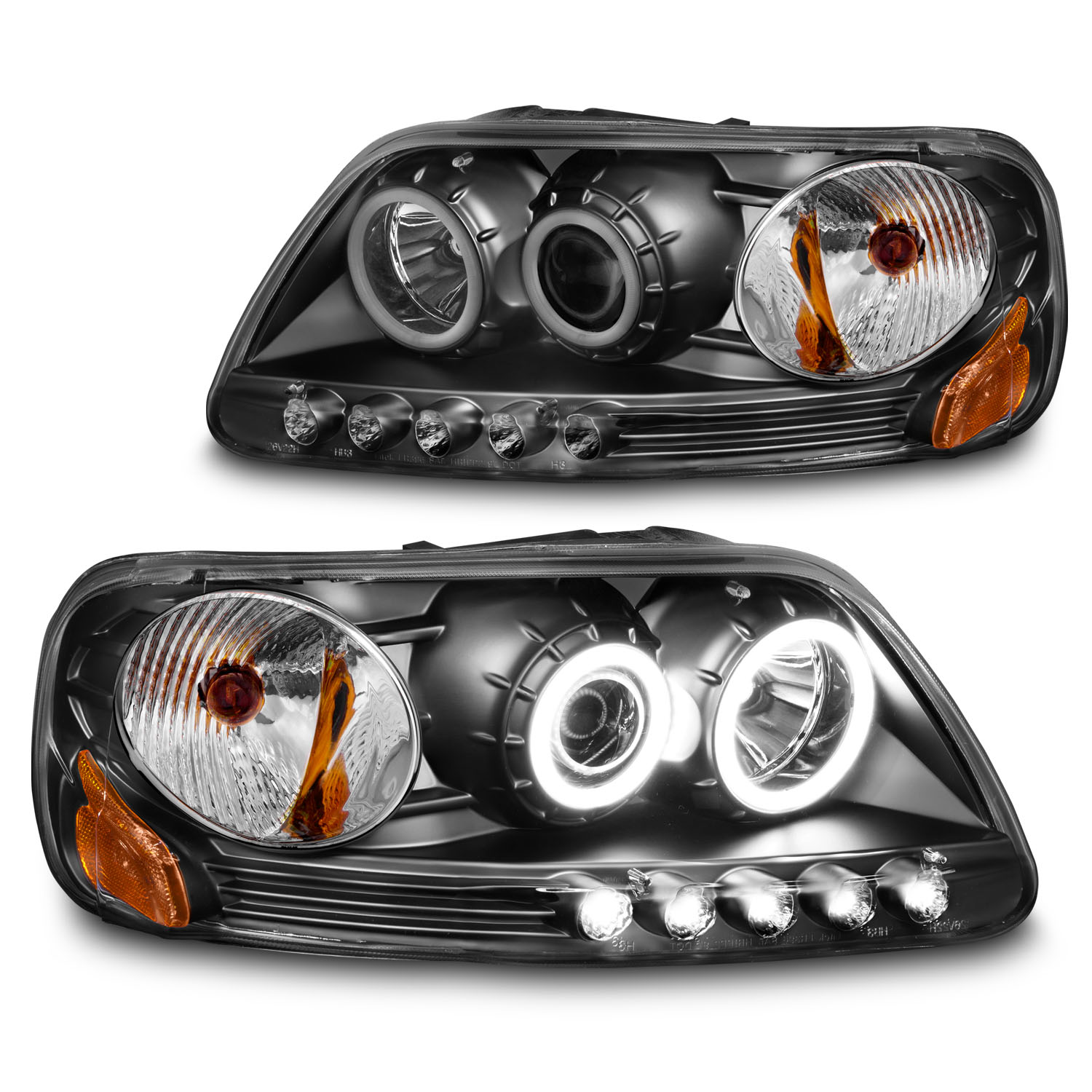 Headlight Set For 97-02 Ford Expedition, 97-03 Ford F-150, 04 Ford F-150 Heritage
