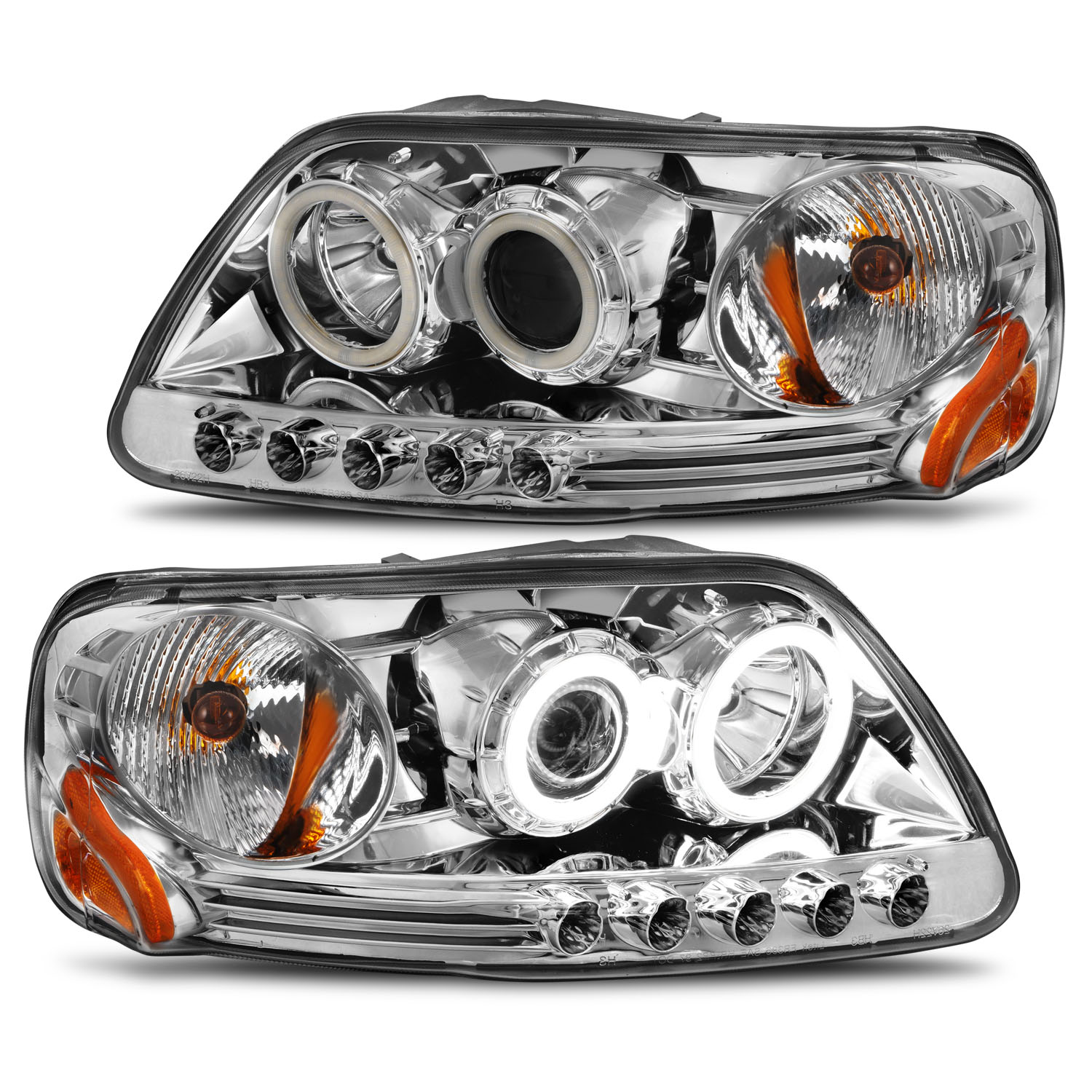 Headlight Set For 97-02 Ford Expedition, 97-03 Ford F-150, 04 Ford F-150 Heritage