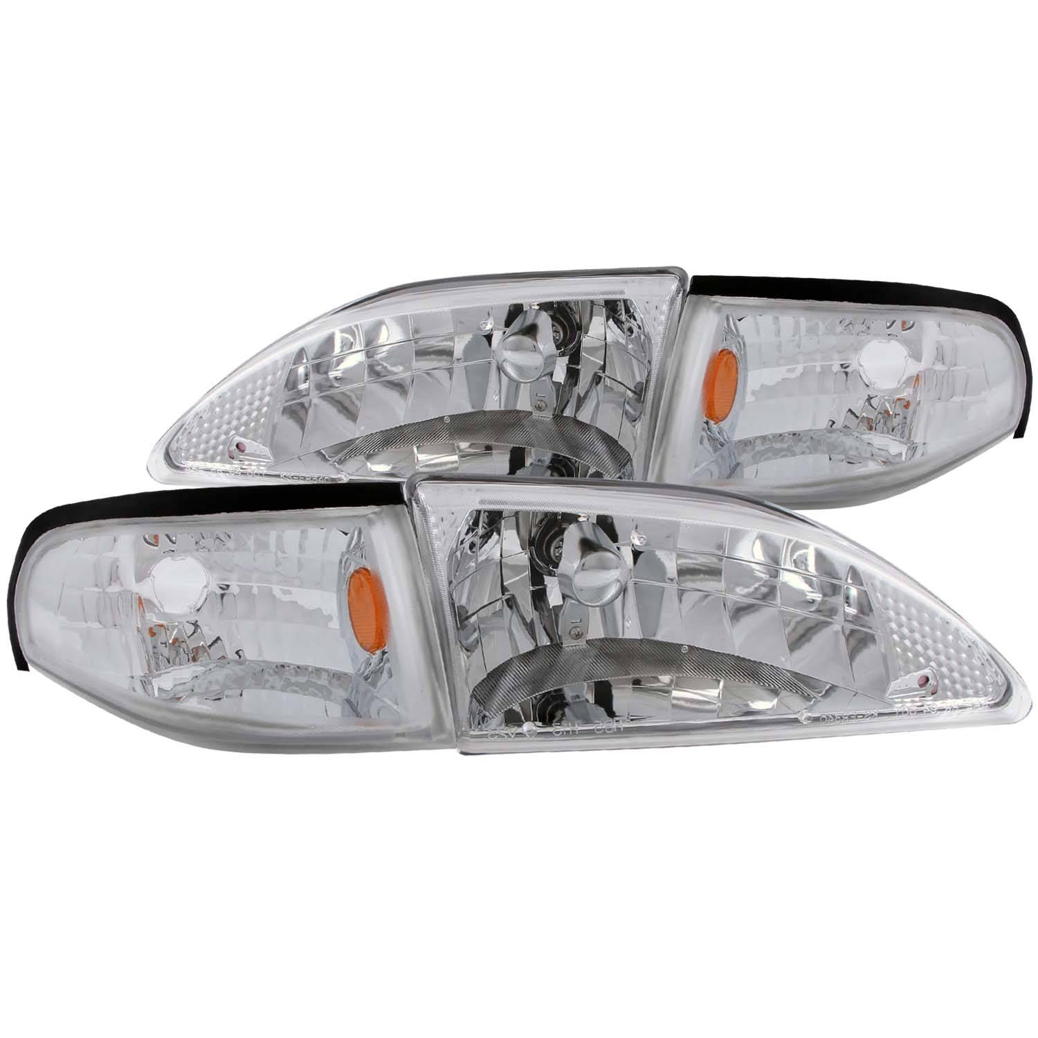 Headlight Set For 94-98 Ford Mustang