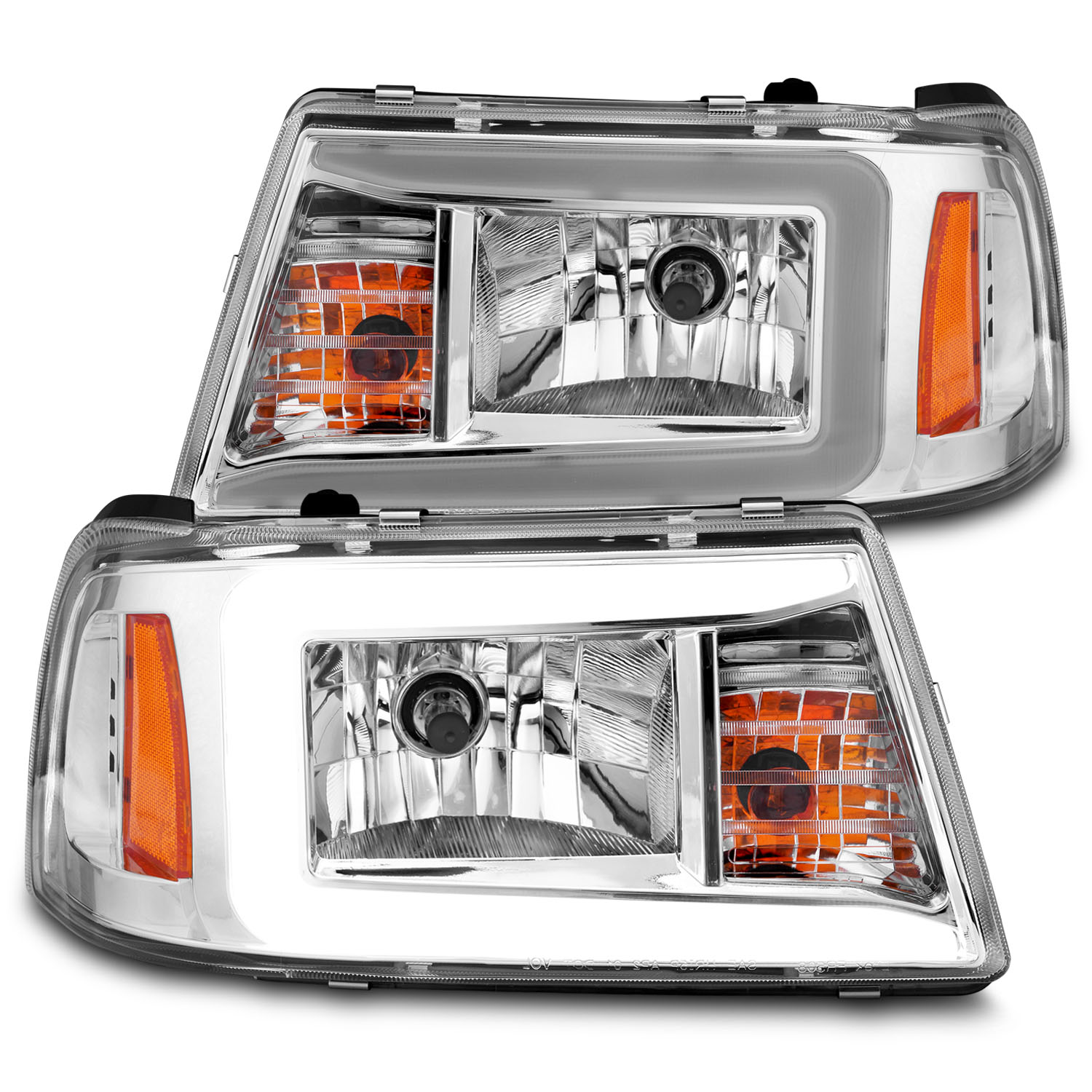 Headlight Set For 01 Ford F-100 Ranger, 01-11 Ford Ranger