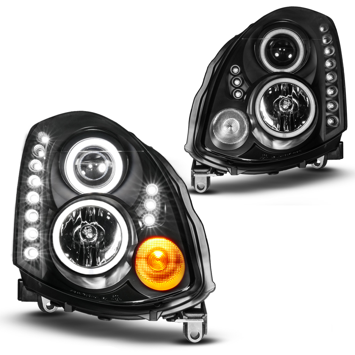 Headlight Set For 03-05 INFINITI G35