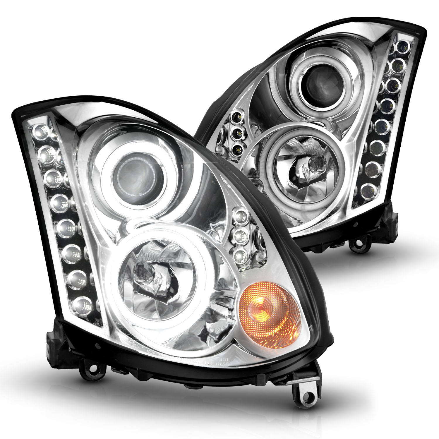 Headlight Set For 03-05 INFINITI G35