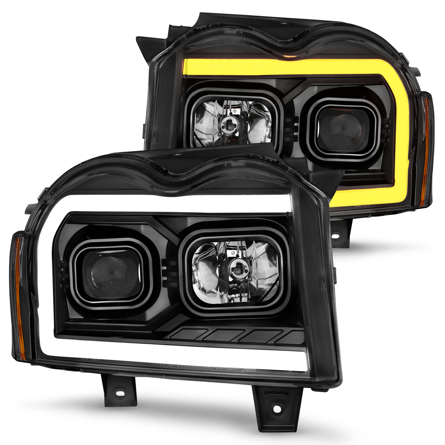 Headlight Set For 05-07 Jeep Grand Cherokee
