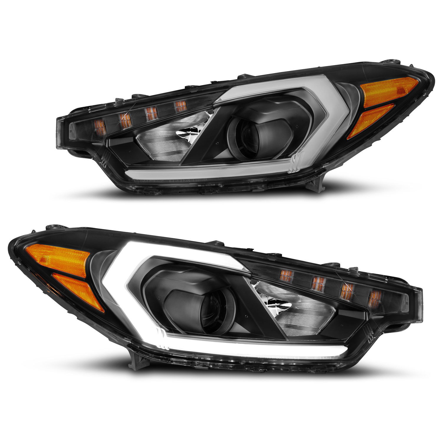 Headlight Set For 14-16 Kia Forte