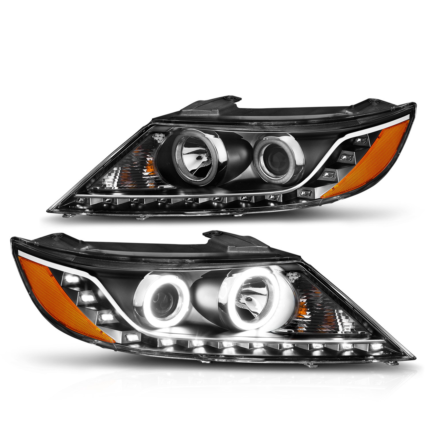 Headlight Set For 11-13 Kia Sorento