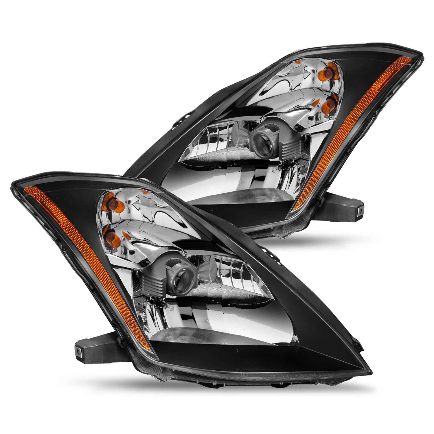 Headlight Set For 03-05 Nissan 350Z