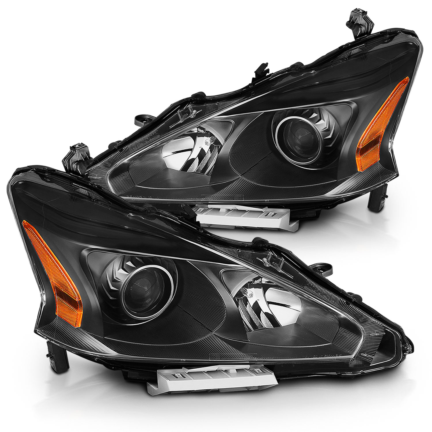 Headlight Set For 13-15 Nissan Altima