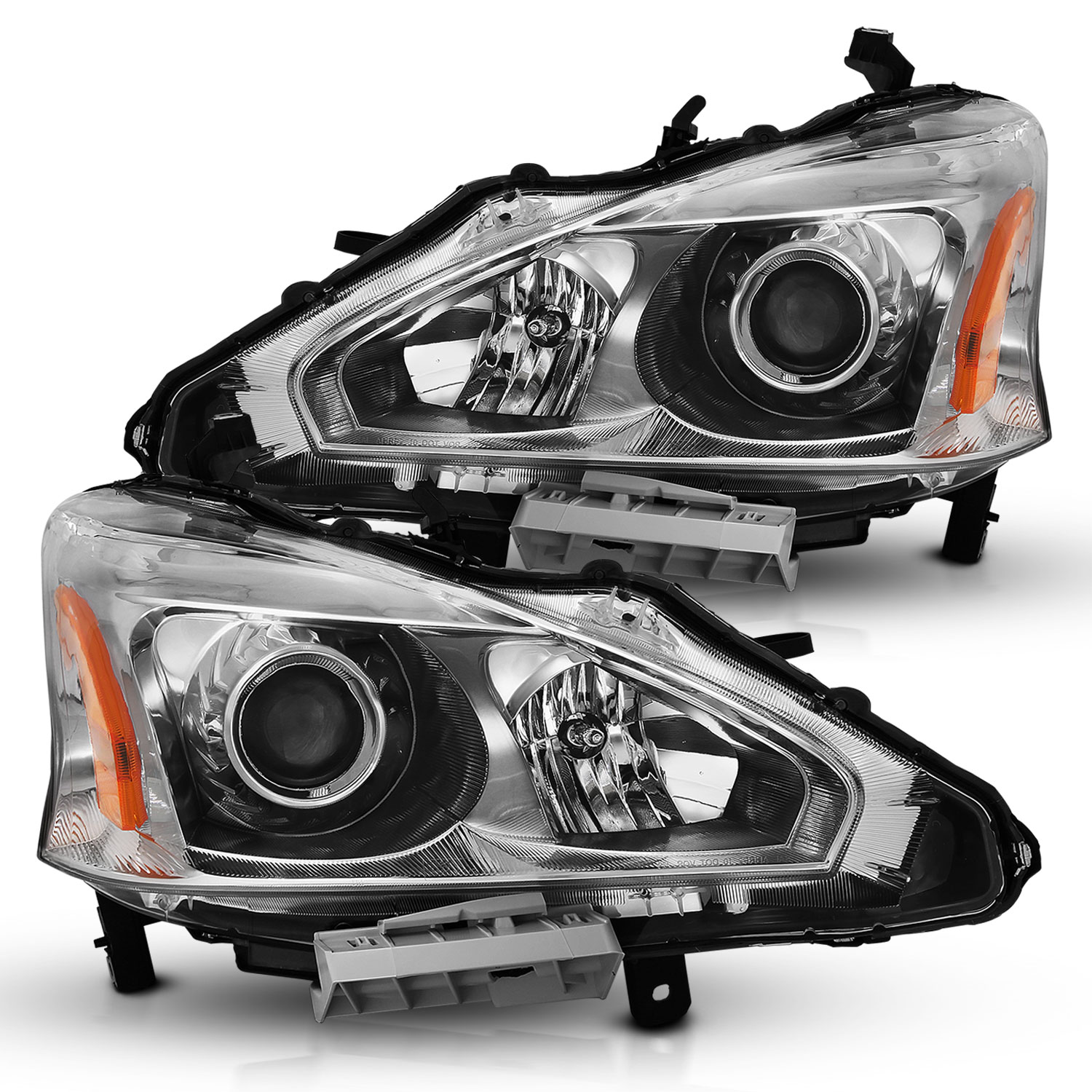 Headlight Set For 13-15 Nissan Altima