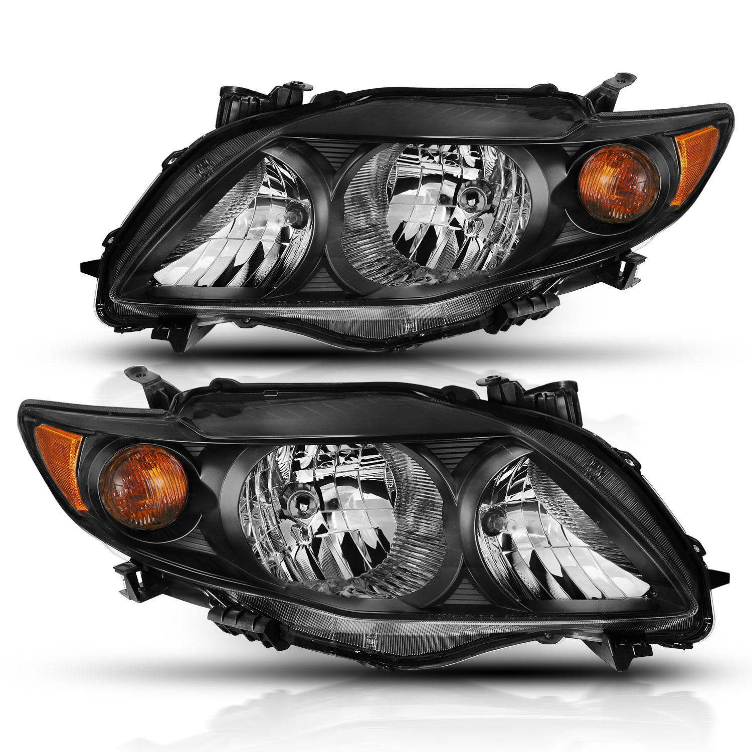 Headlight Set For 09-10 Toyota Corolla
