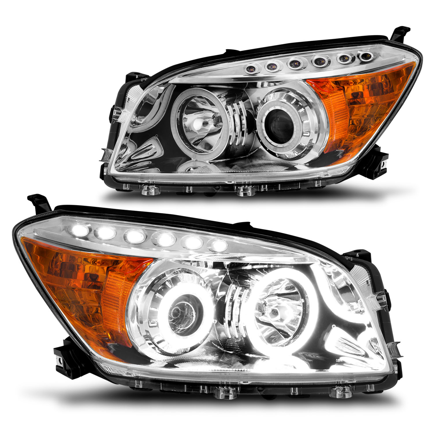 Headlight Set For 06-08 Toyota RAV4