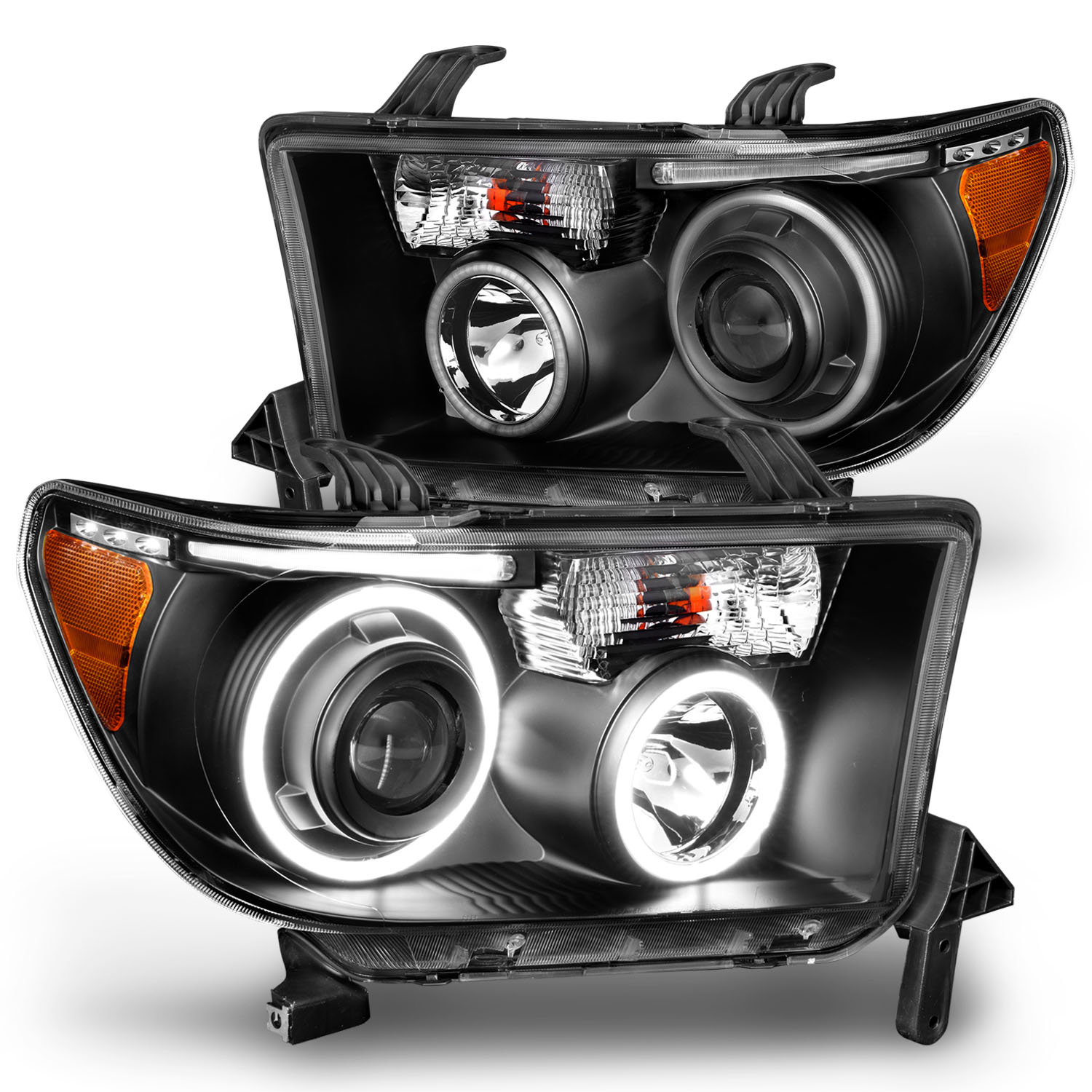 Headlight Set For 08-17 Toyota Sequoia, 07-13 Toyota Tundra
