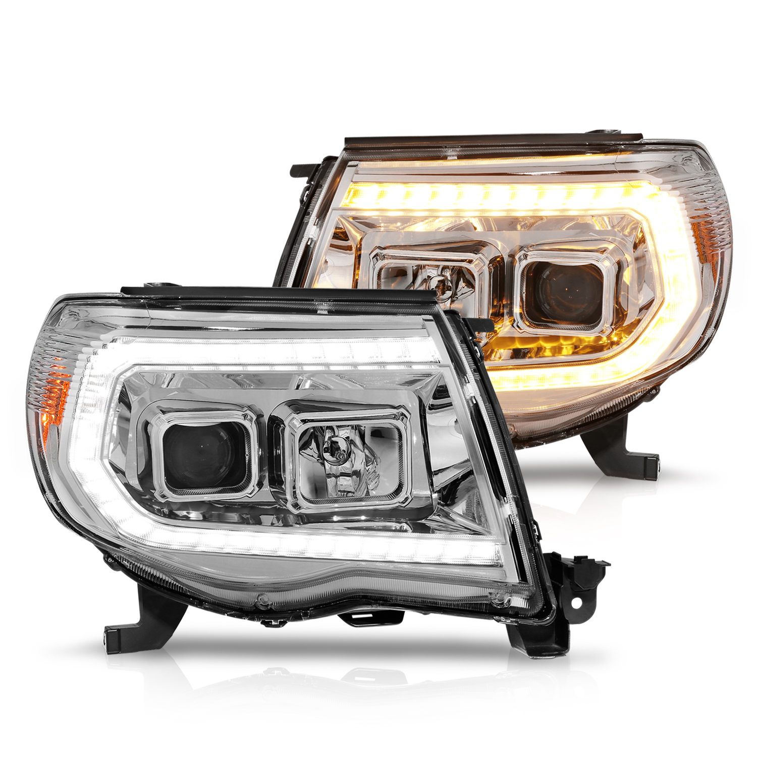 Headlight Set For 05-11 Toyota Tacoma