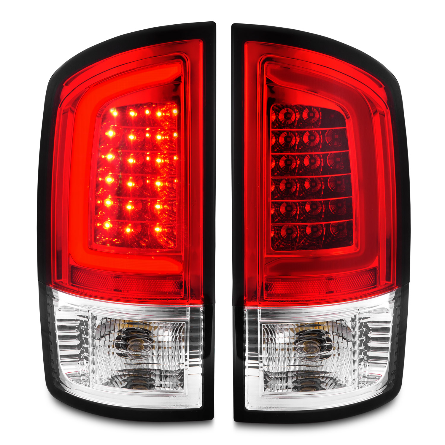 Tail Light Set For 02-06 Dodge Ram 1500, 03-06 Dodge Ram 2500, 03-06 Dodge Ram 3500