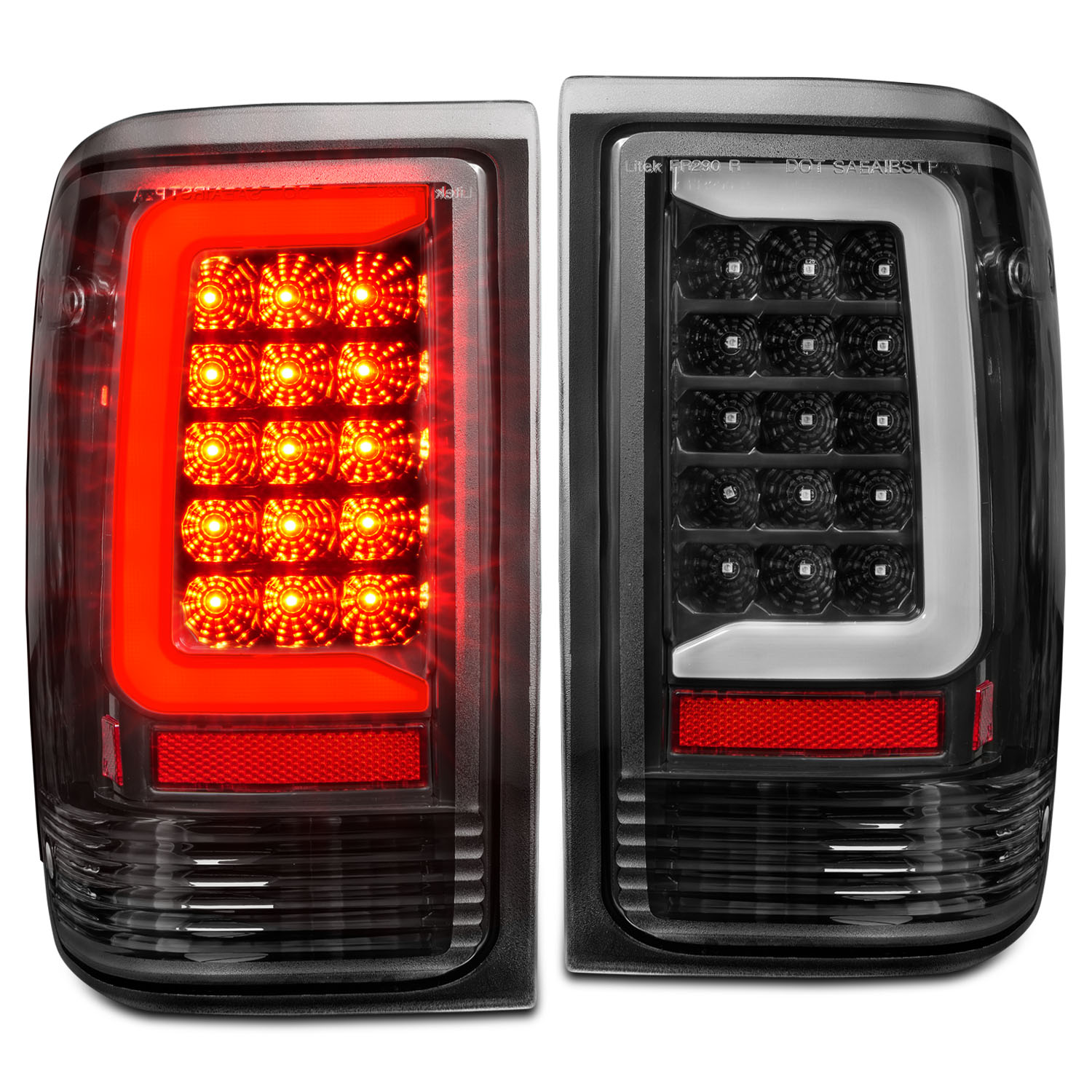 Tail Light Set For 96-97 Ford F-100 Ranger, 93-97 Ford Ranger