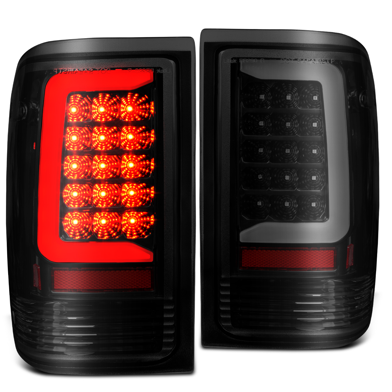 Tail Light Set For 96-97 Ford F-100 Ranger, 93-97 Ford Ranger