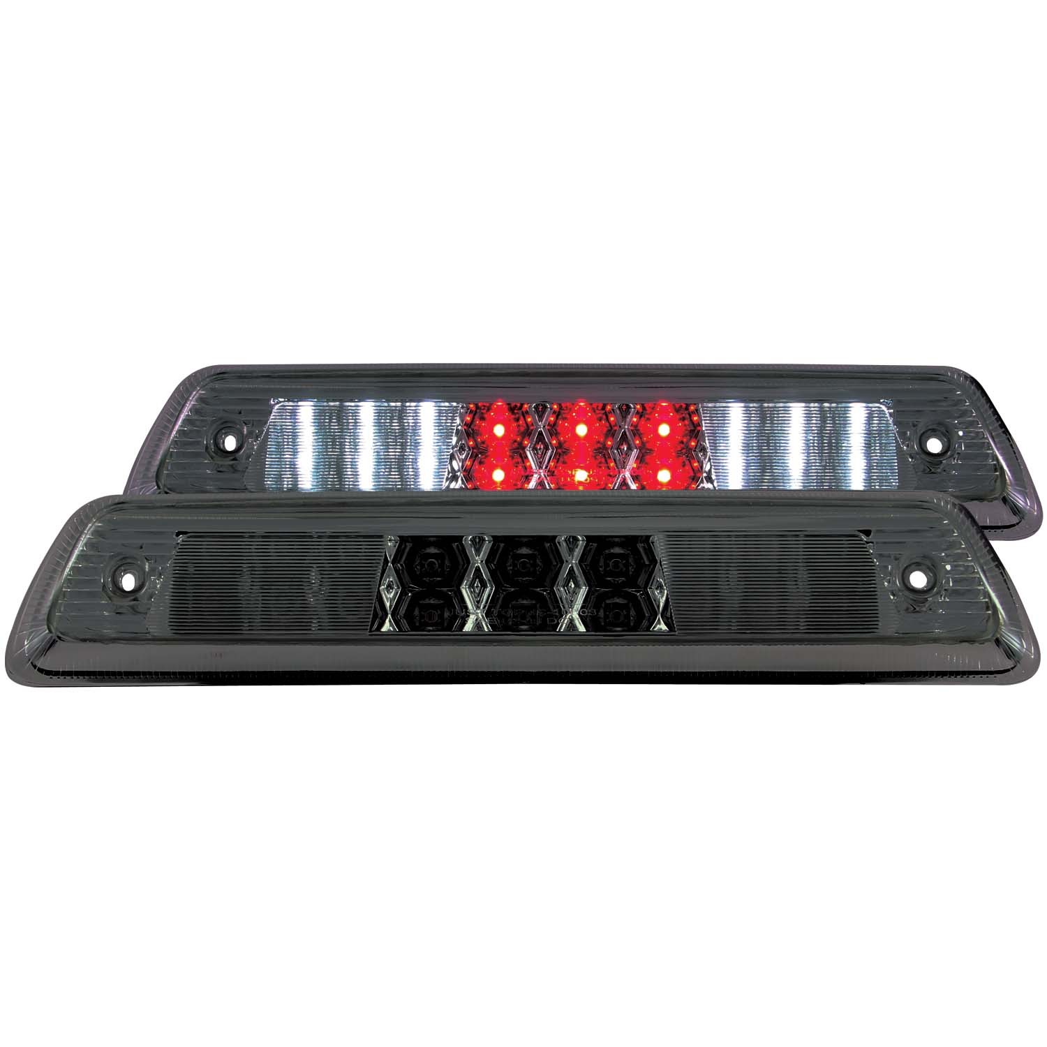 LED Smoked Lens Brake Light Compatible with Ford F-150 2009-2014 Includes High Mount Stop 3rd Brake Light