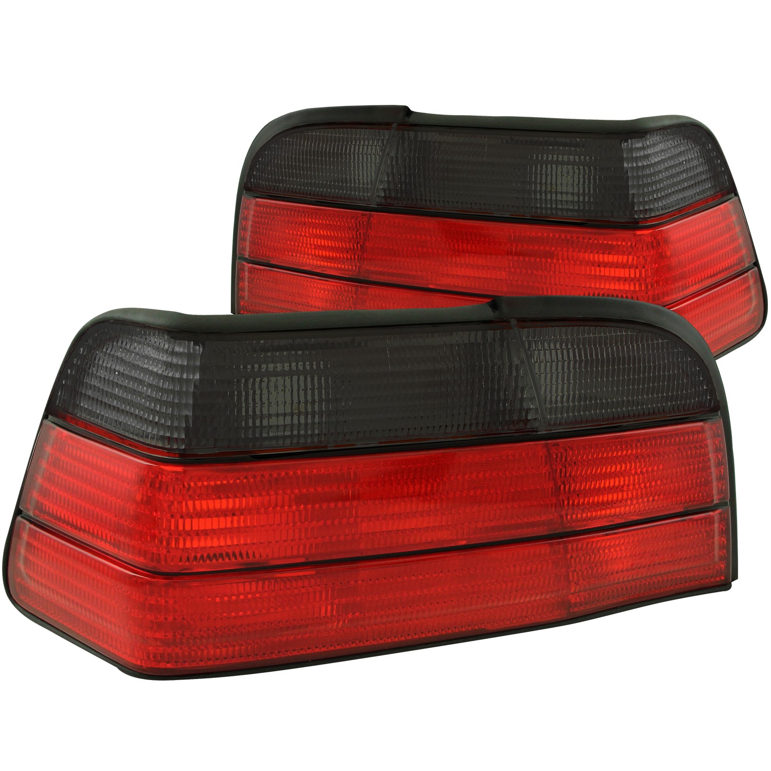 Halogen Tail Light Compatible with BMW 318i 318is 323i 323is 325i 325is 328i 328is M3 1992-1998 Includes Left Driver and Right Passenger Side Tail Lights Red and Smoke Lens