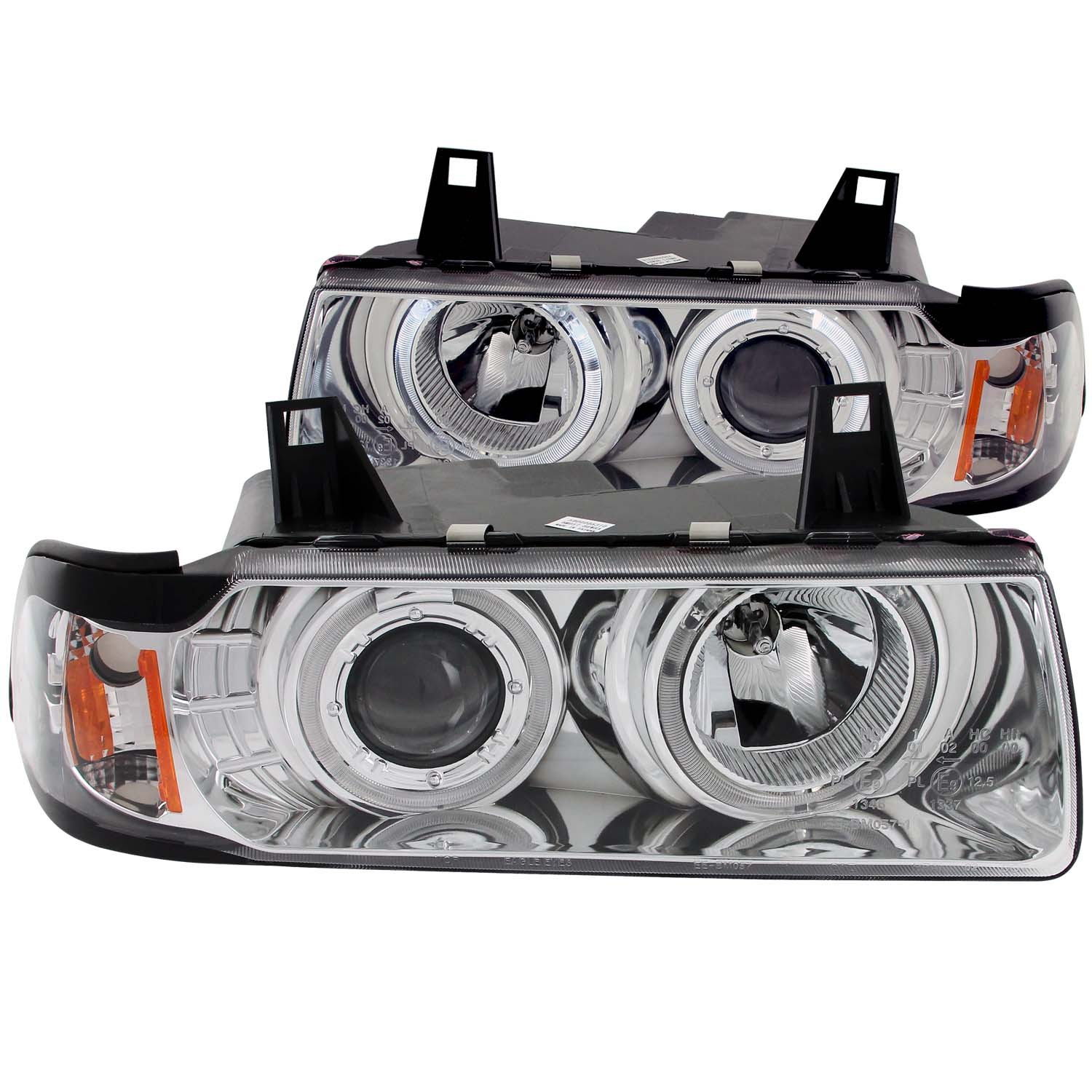 Headlight Set For 92-98 BMW 318i, 92-95 BMW 320i, 92-95 BMW 325i, 96-98 BMW 328i
