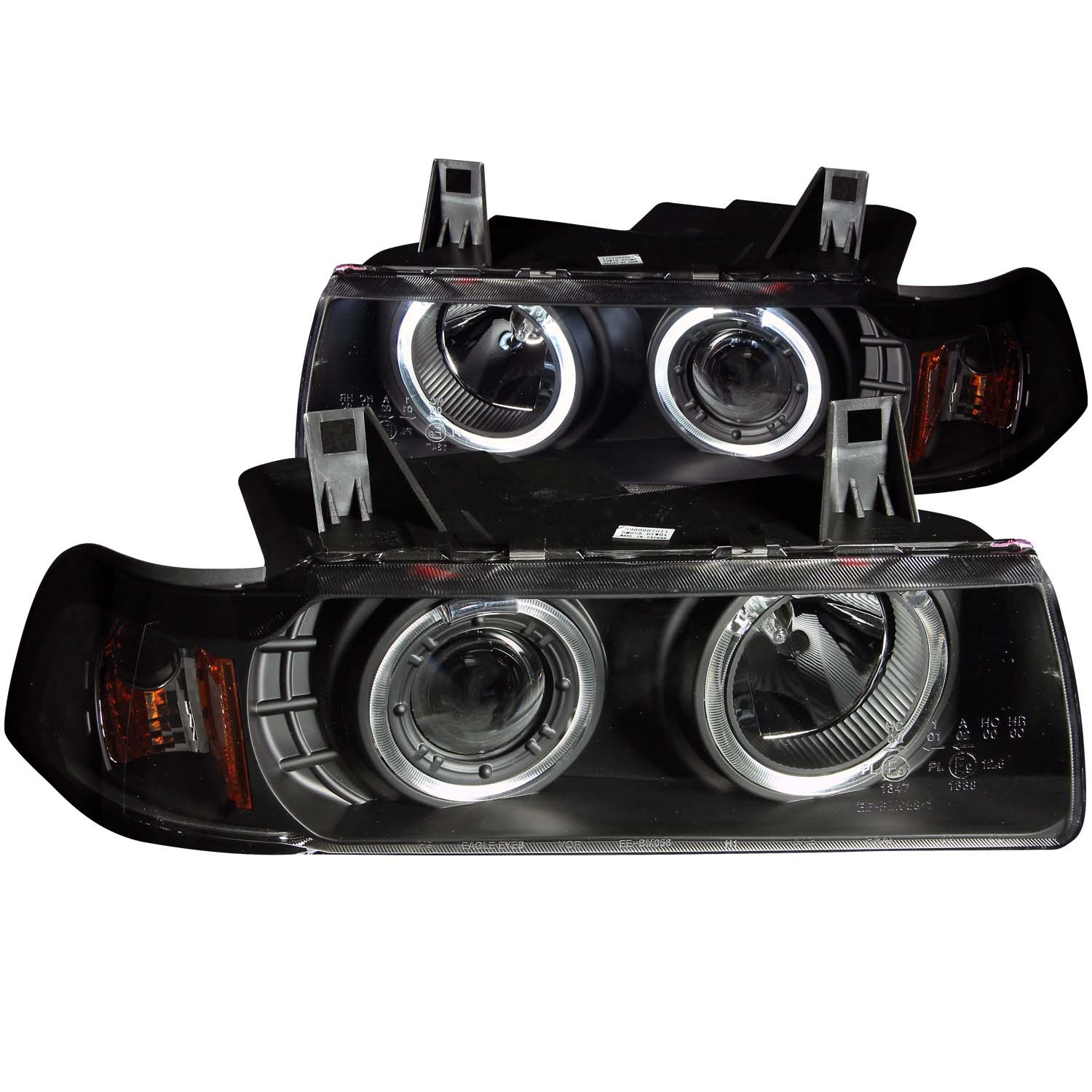 Headlight Set For 92-98 BMW 318i, 92-95 BMW 320i, 92-95 BMW 325i, 96-98 BMW 328i