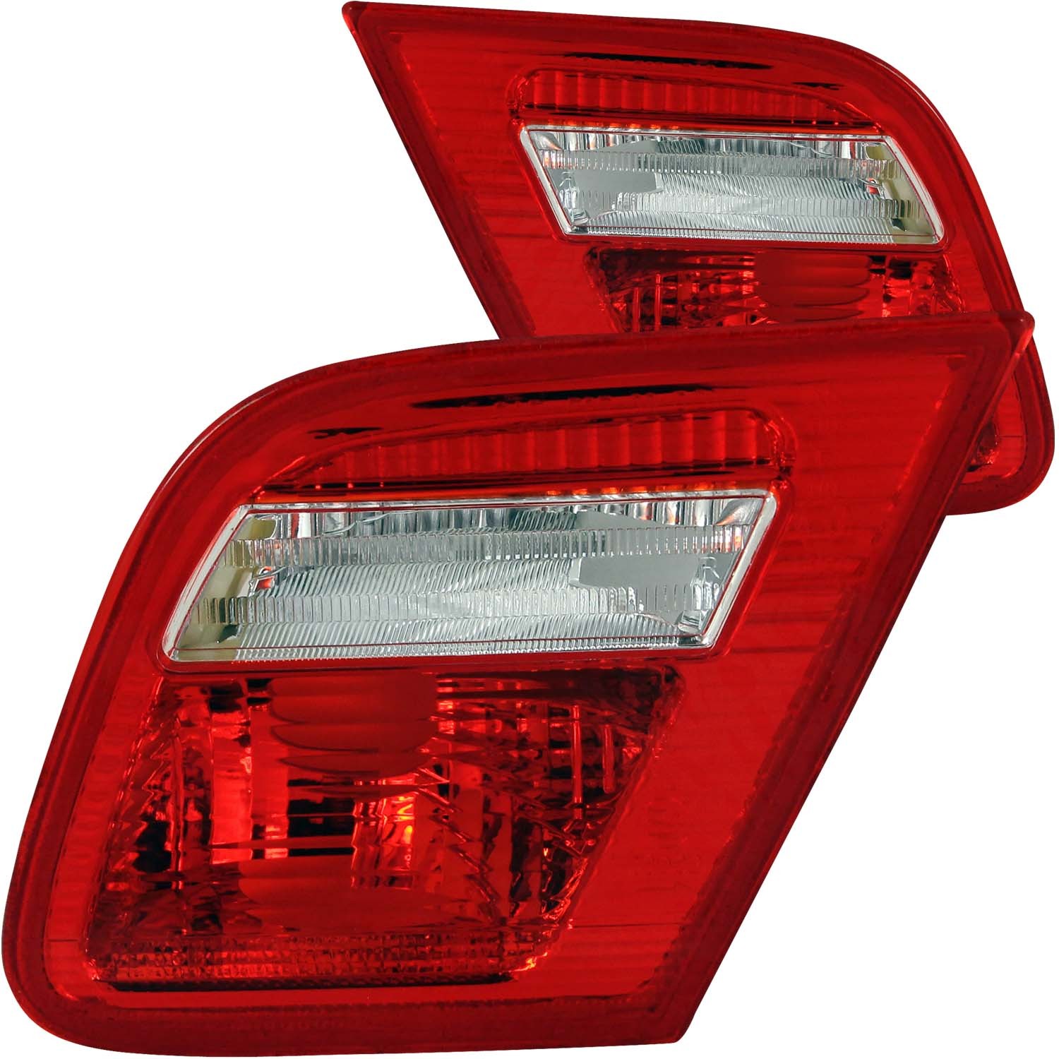 Incandescent Tail Light Compatible with BMW 323Ci 325Ci 330Ci M3 2000-2006 Includes Left Driver and Right Passenger Side Tail Lights with Red and Clear Lens