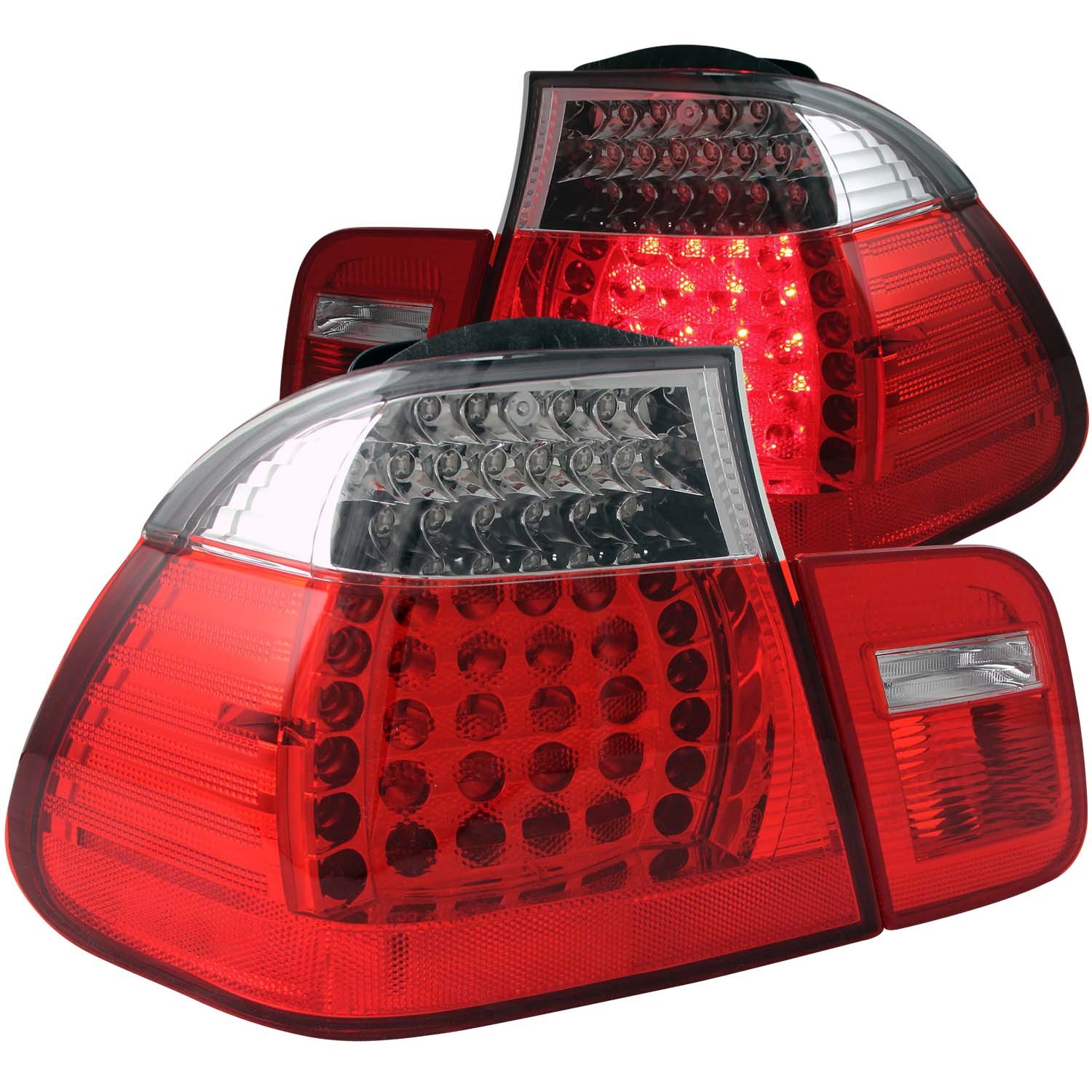 LED Tail Light Compatible with BMW 320i 325i 325xi 330i 330xi 2002-2005 Includes Left Driver and Right Passenger Side Tail Lights